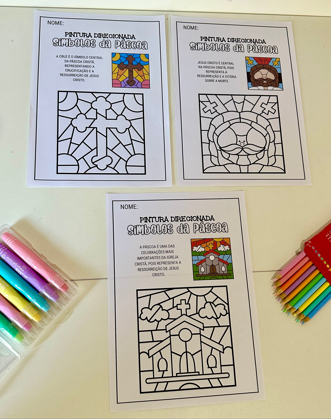 PINTURA SIMBOLO DE PÁSCOA