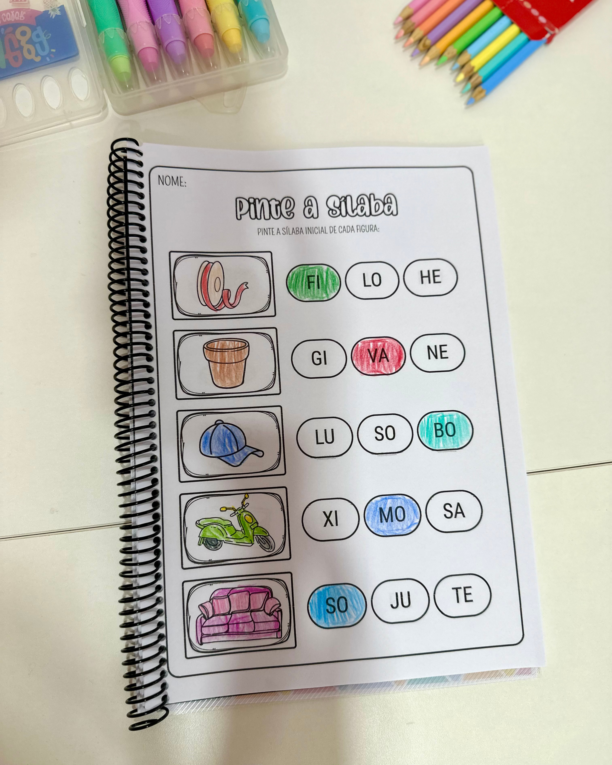 APOSTILA PINTE A SÍLABA - Imagem 2