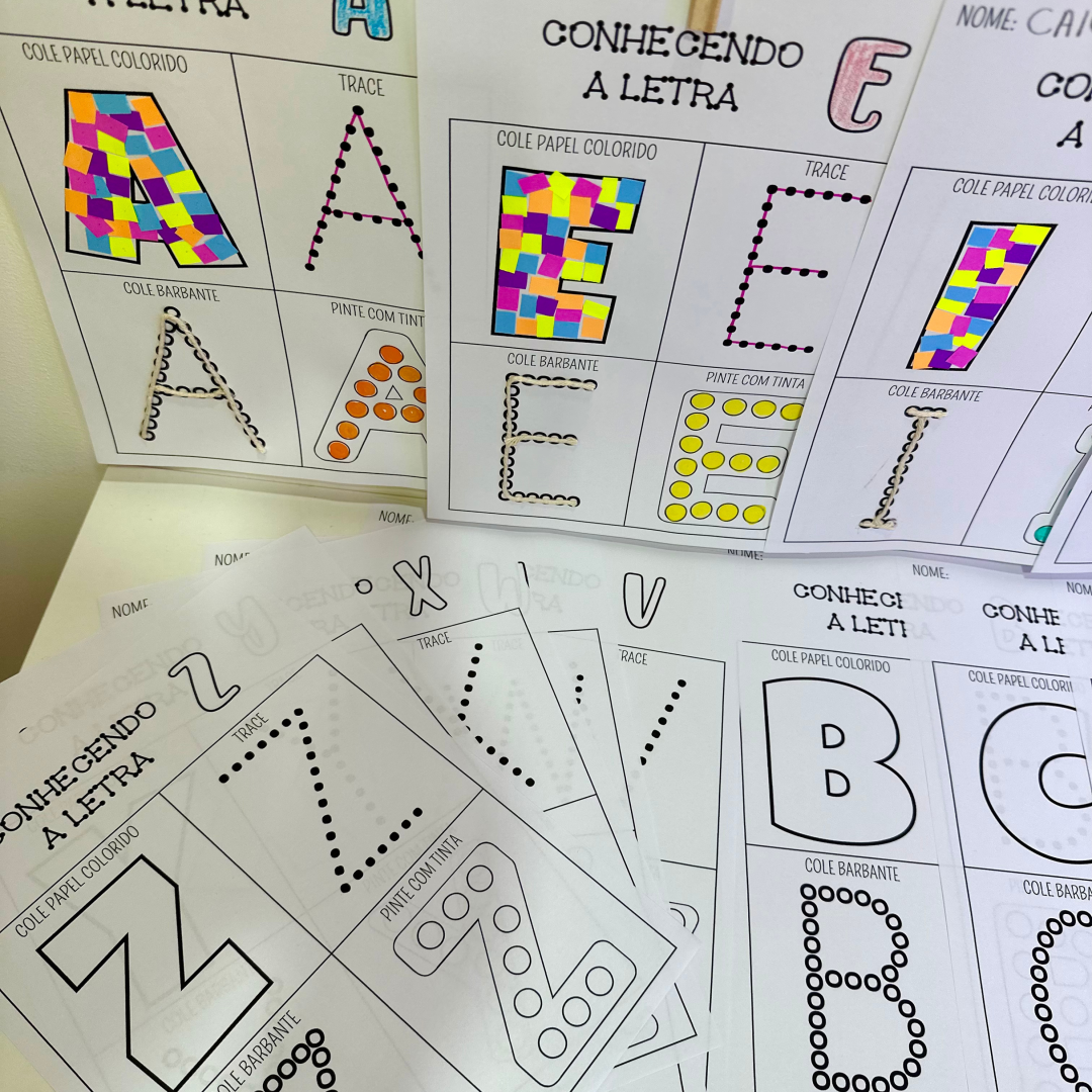 APOSTILA CONHECENDO LETRAS