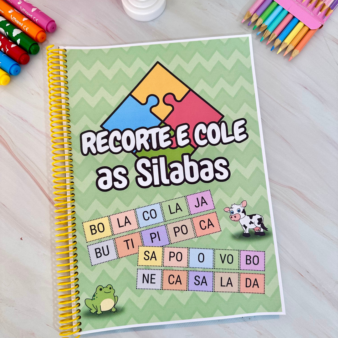 RECORTE E COLE AS SÍLABAS