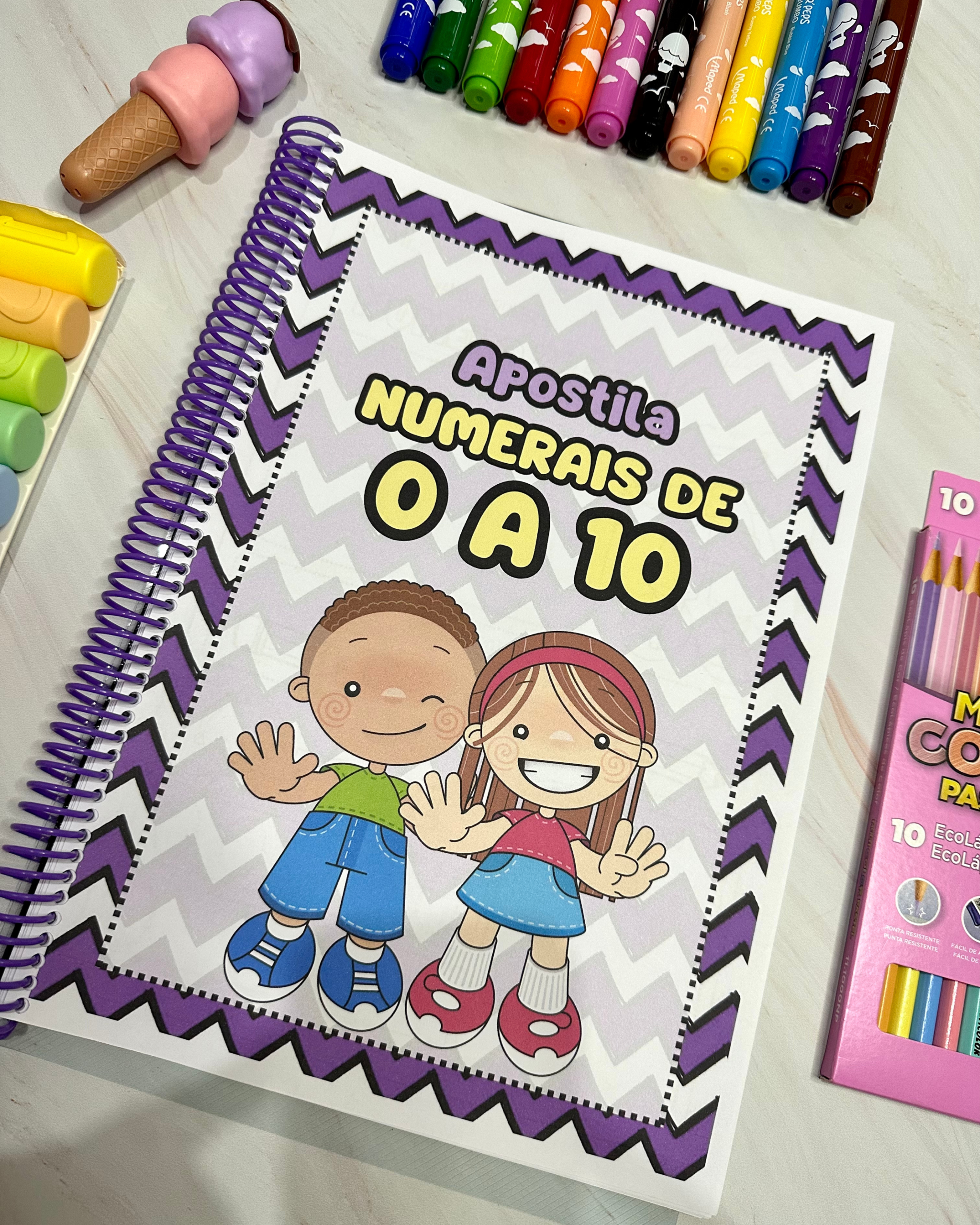 APOSTILA  DE NÚMEROS 0 À 10