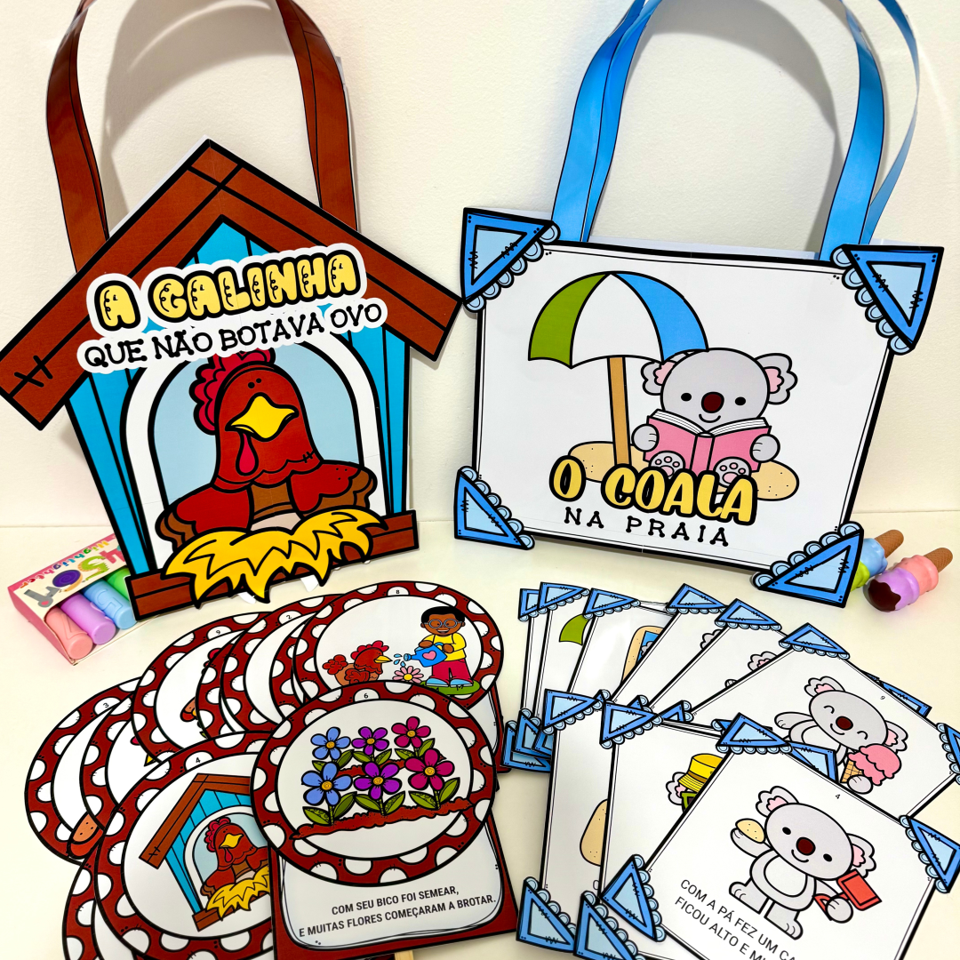 COMBO 2 HISTÓRIAS RIMADAS NA SACOLA