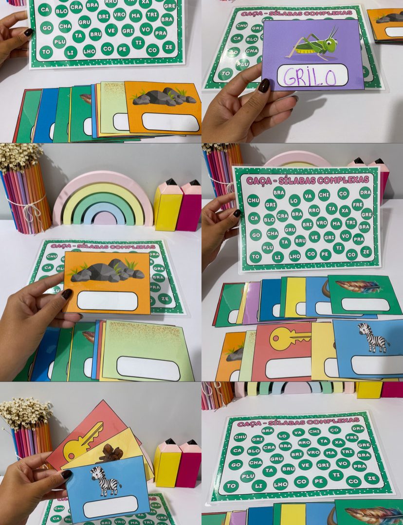 CAÇA SÍLABAS COMPLEXAS