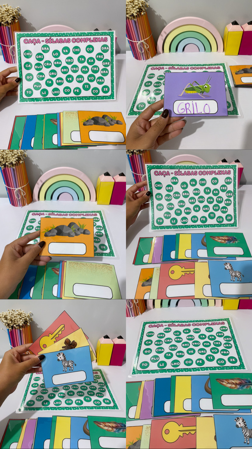CAÇA SÍLABAS COMPLEXAS