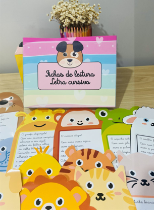 FICHAS DE LEITURA CURSIVA - Imagem 5