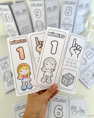 LAPBOOK NUMERAIS DE 0 À 10 - Imagem 4