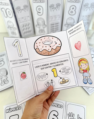 LAPBOOK NUMERAIS DE 0 À 10