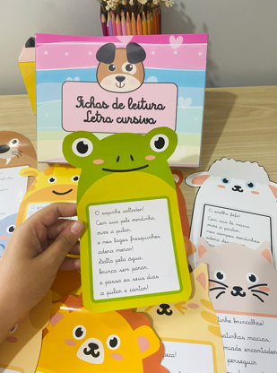 FICHAS DE LEITURA CURSIVA - Imagem 4