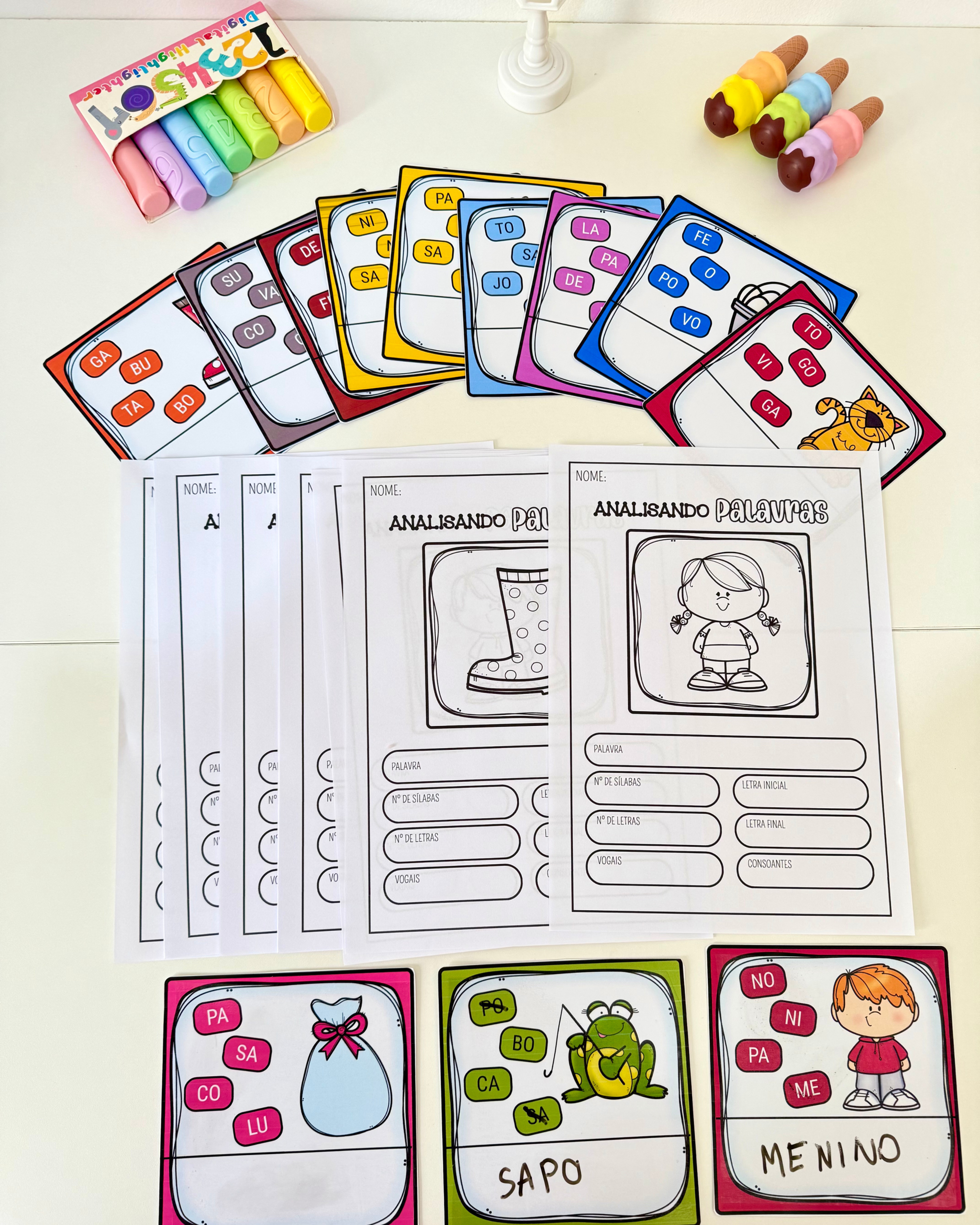 KIT ANALISANDO PALAVRAS