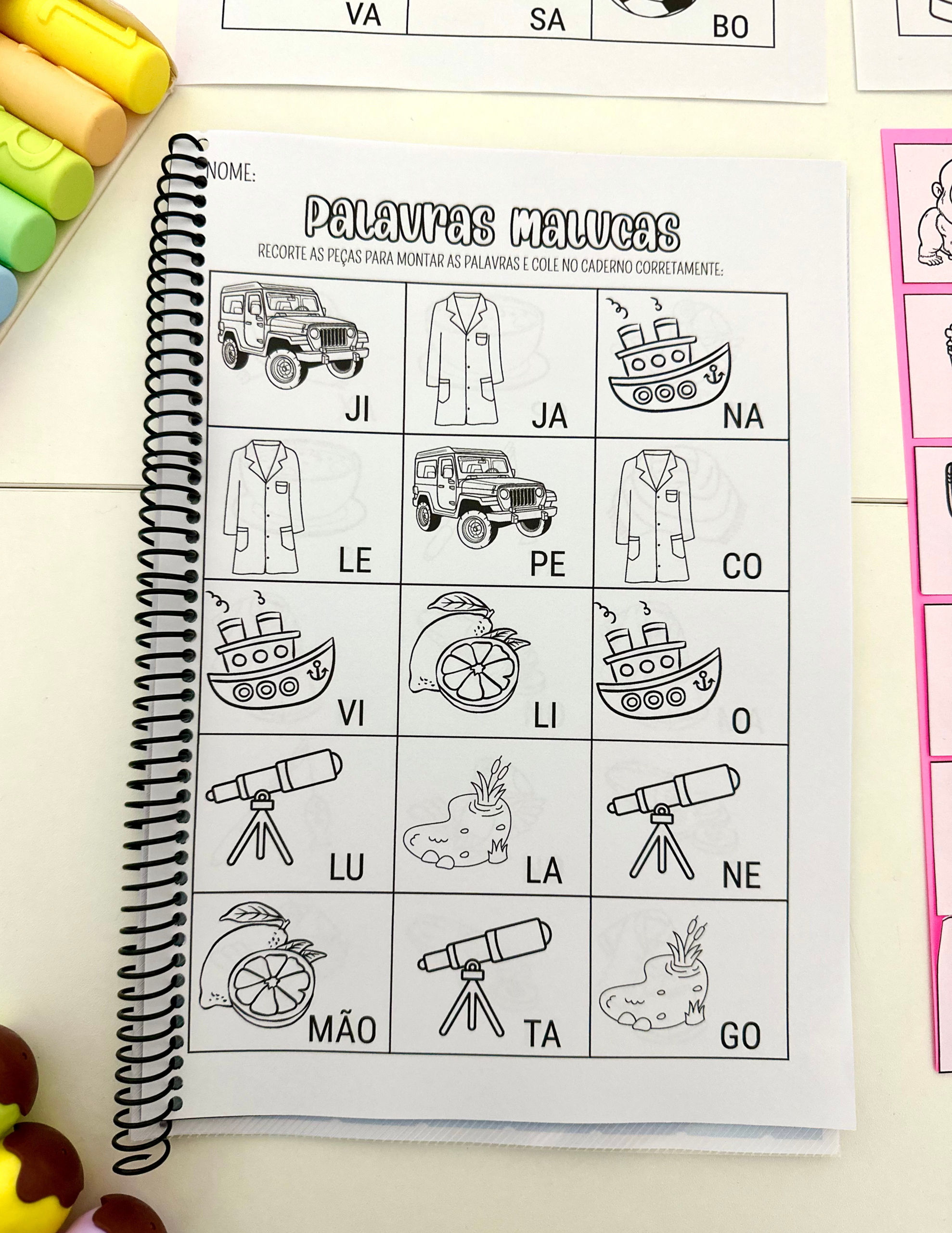 PALAVRAS MALUCAS - SÍLABAS SIMPLES - Imagem 3