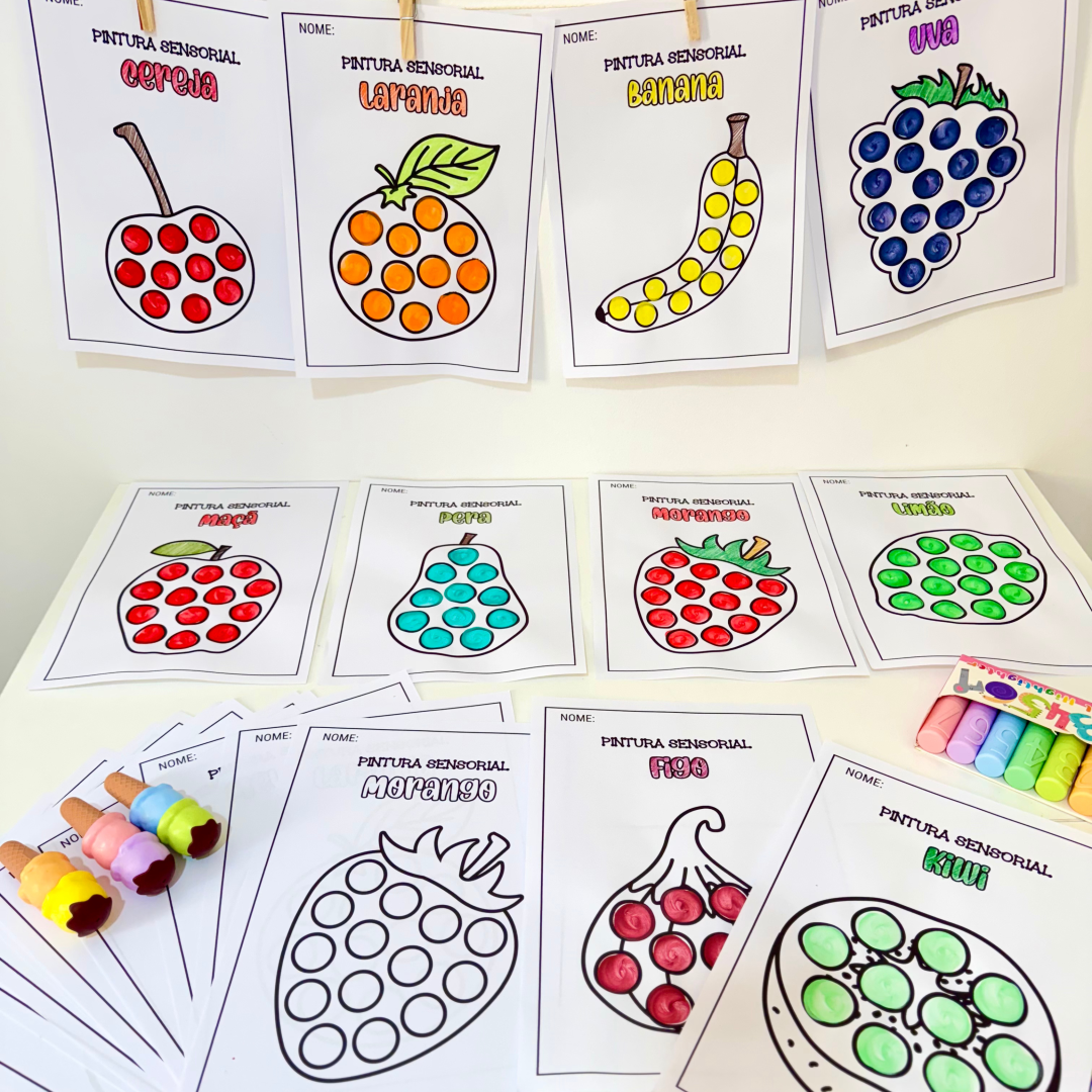 PINTURA SENSORIAL FRUTAS