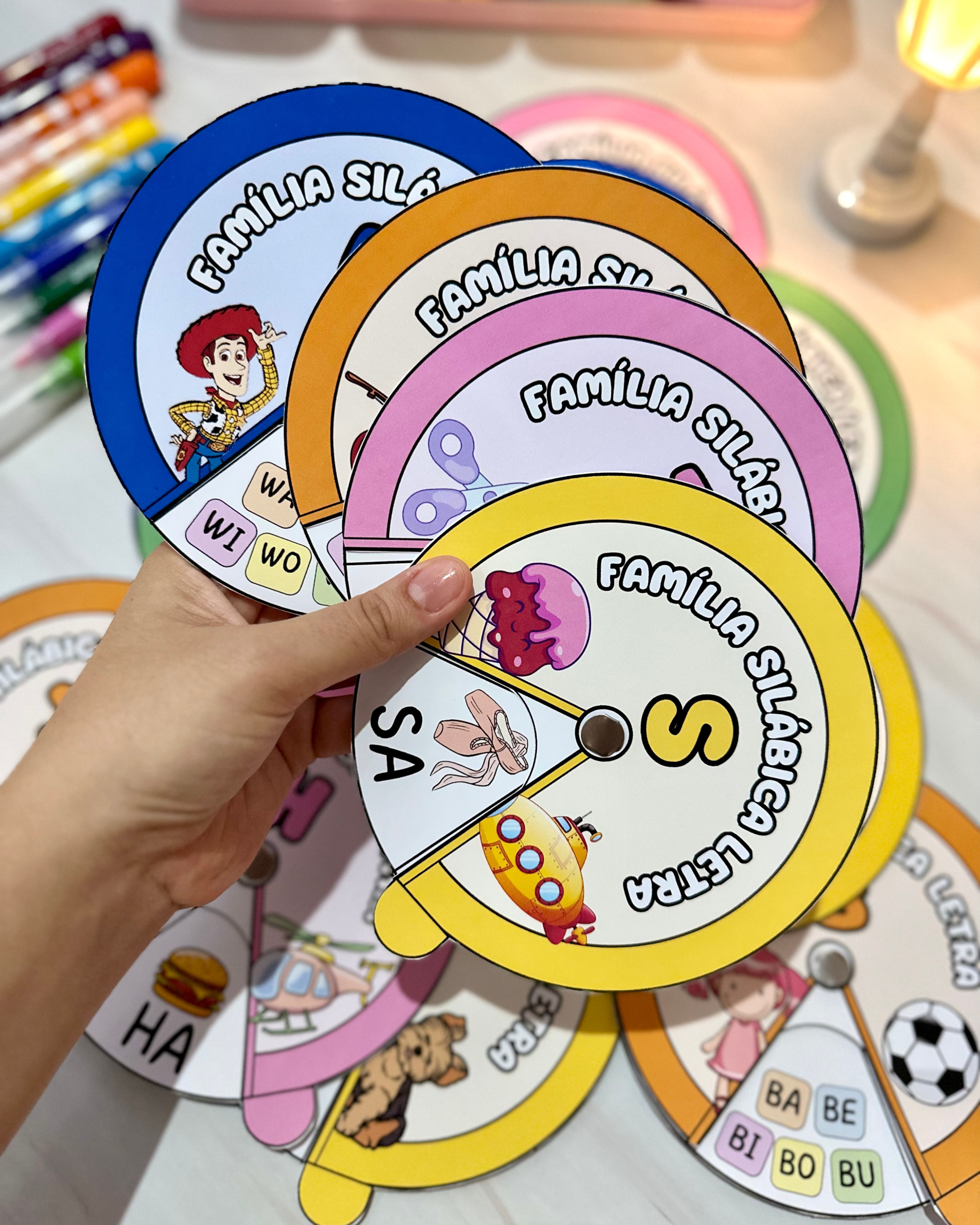 ROLETA SILÁBICA - SÍLABAS SIMPLES - Imagem 2