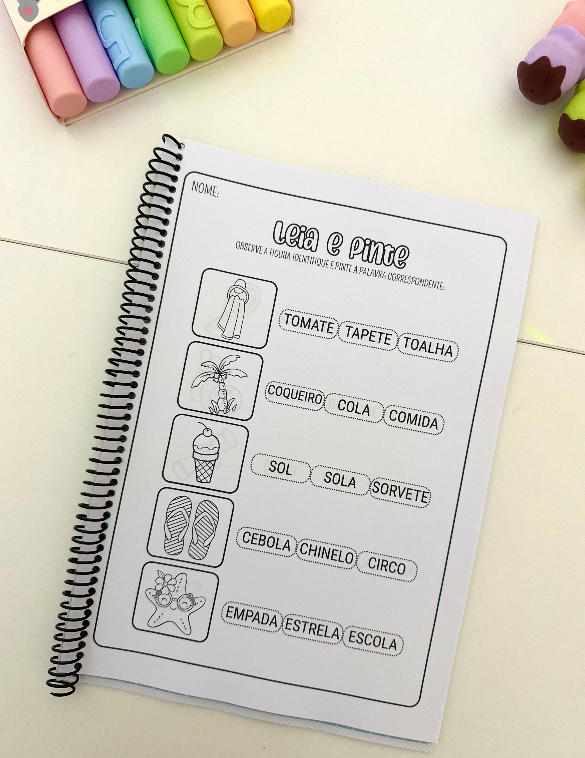 LEIA E PINTE - SÍLABAS COMPLEXAS - Imagem 5