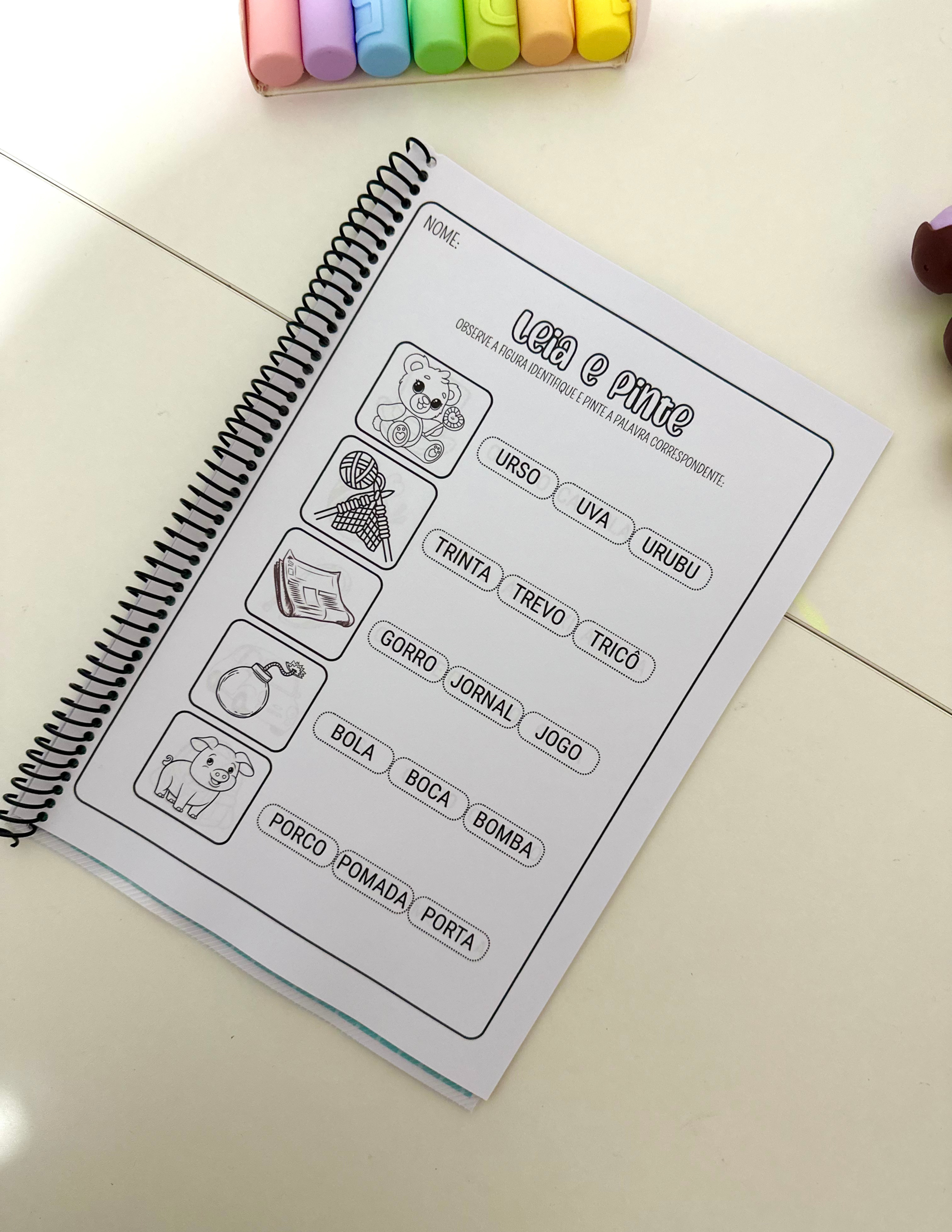 LEIA E PINTE - SÍLABAS COMPLEXAS - Imagem 4