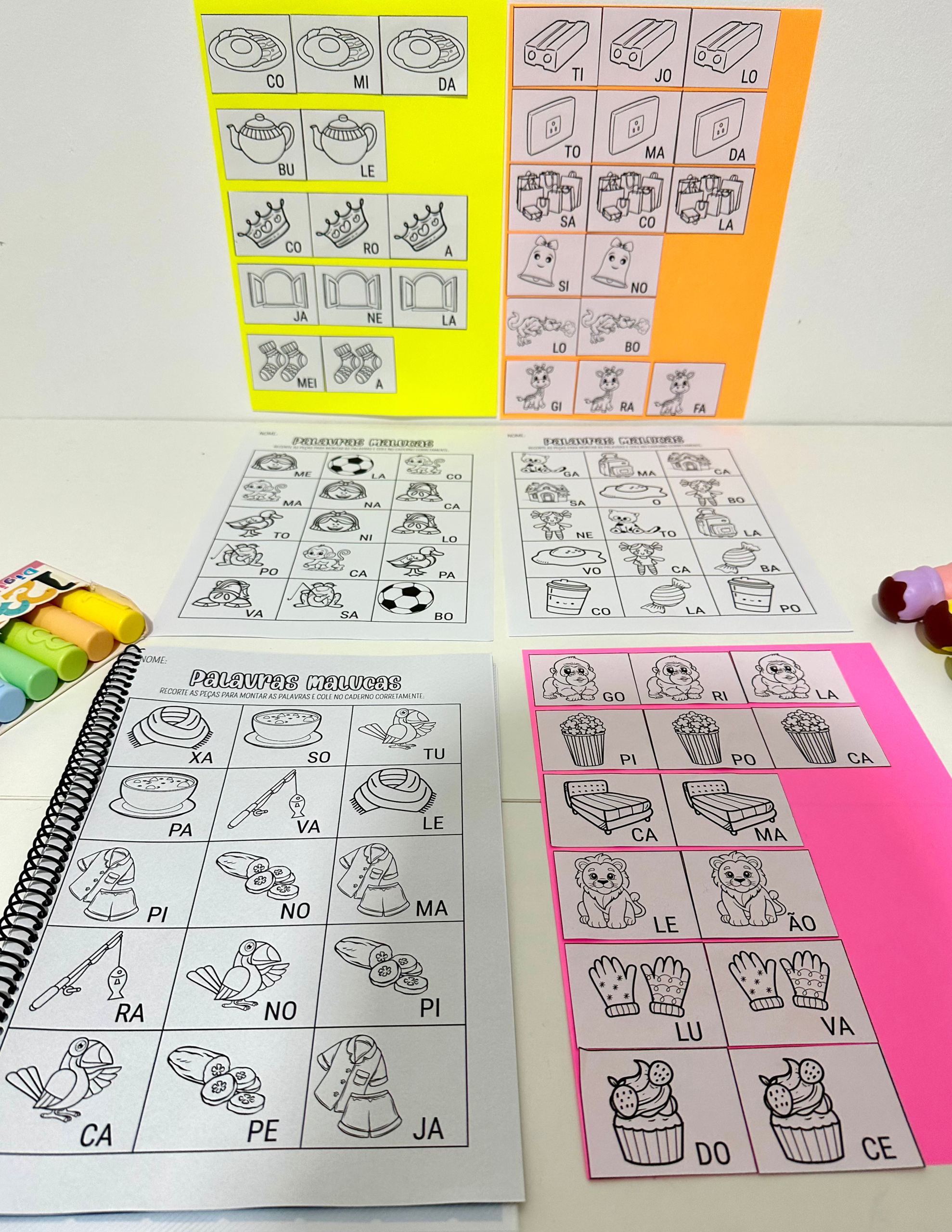 PALAVRAS MALUCAS - SÍLABAS SIMPLES - Imagem 2