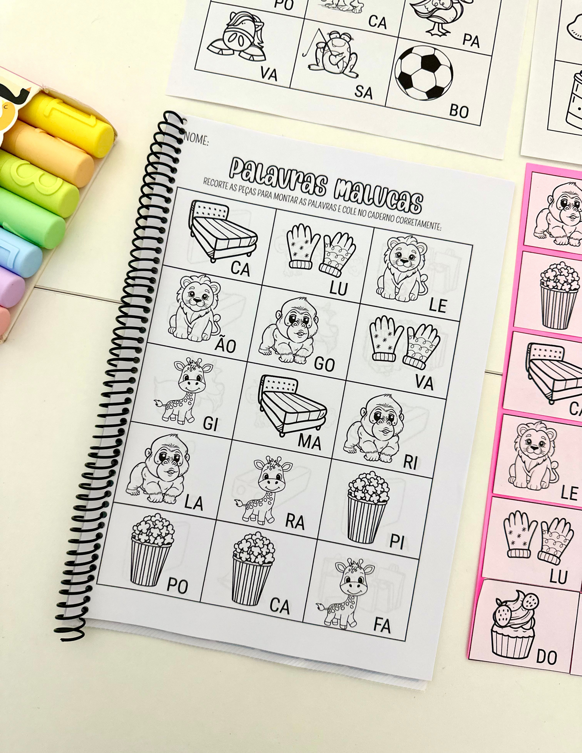 PALAVRAS MALUCAS - SÍLABAS SIMPLES - Imagem 4