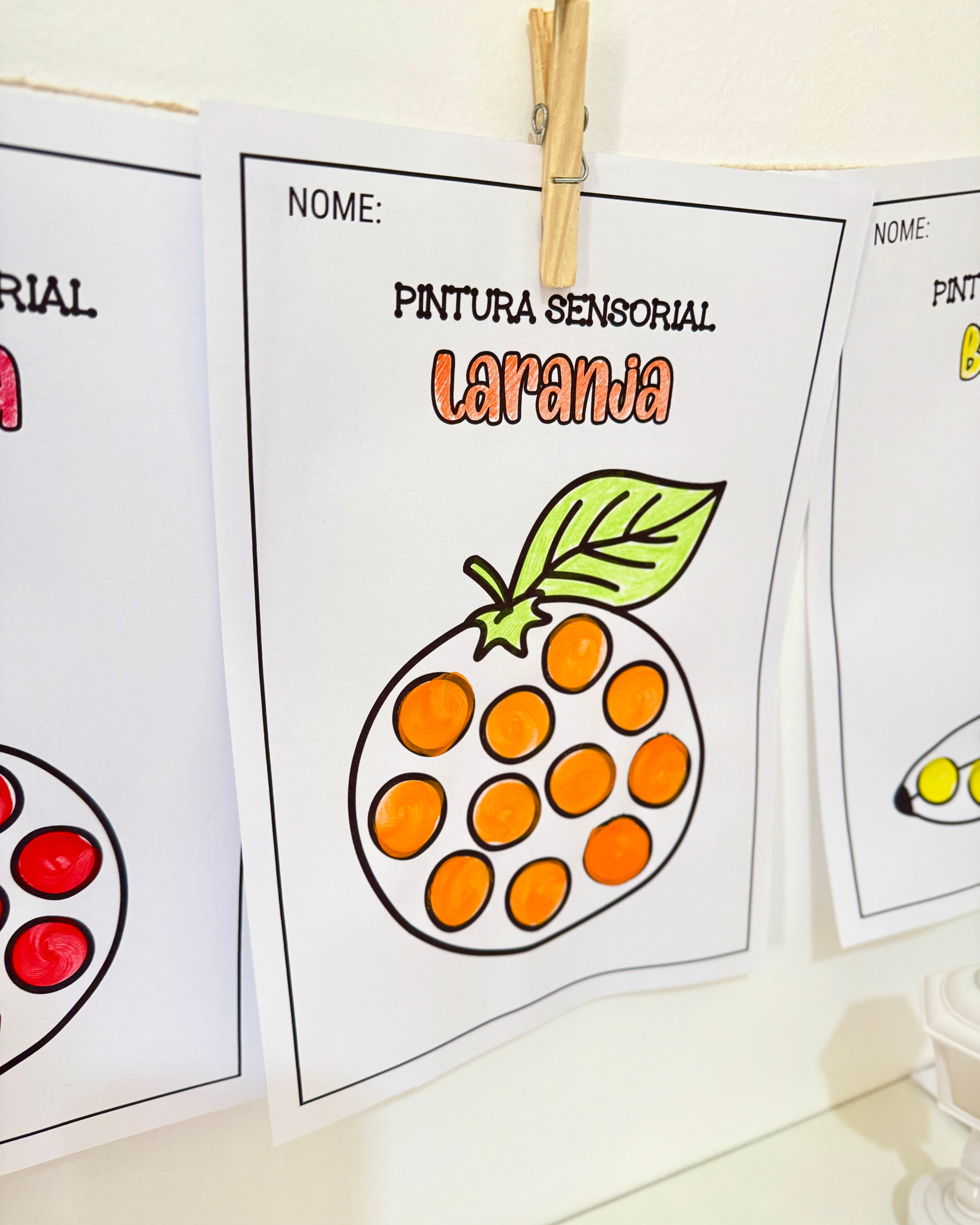 PINTURA SENSORIAL FRUTAS - Imagem 2