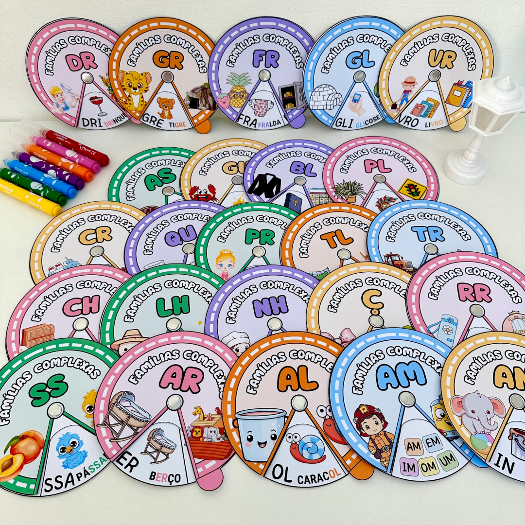 ROLETA SÍLABAS COMPLEXAS