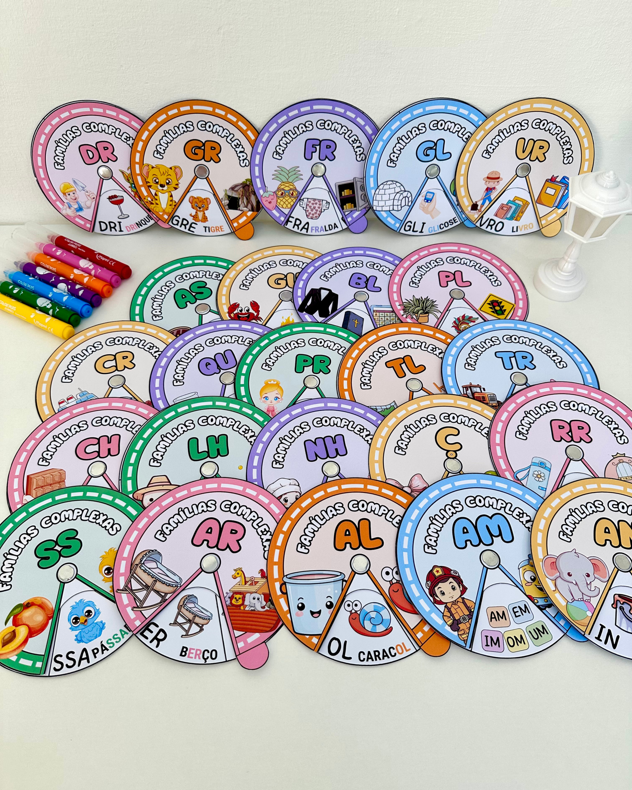 ROLETA SÍLABAS COMPLEXAS