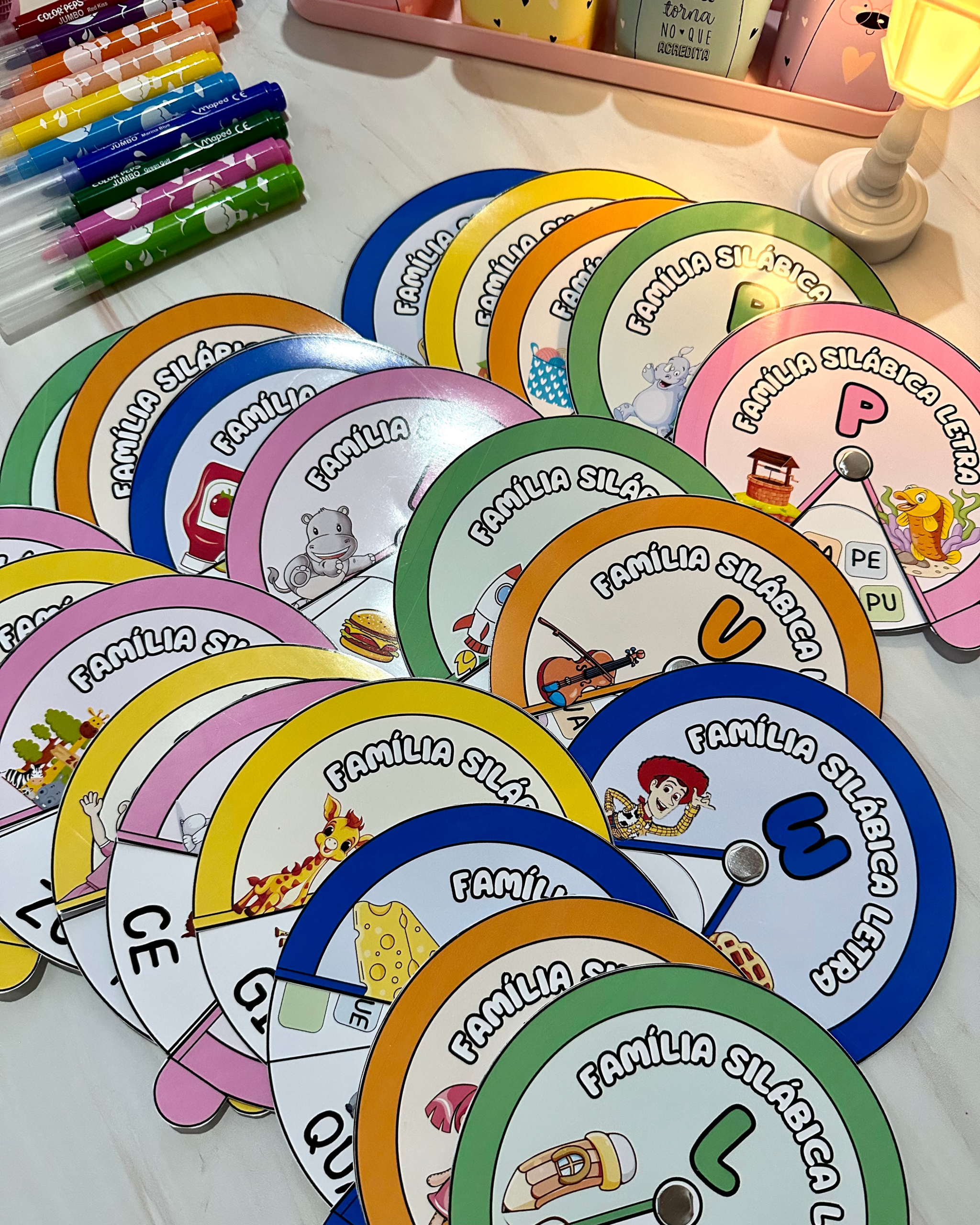 ROLETA SILÁBICA - SÍLABAS SIMPLES