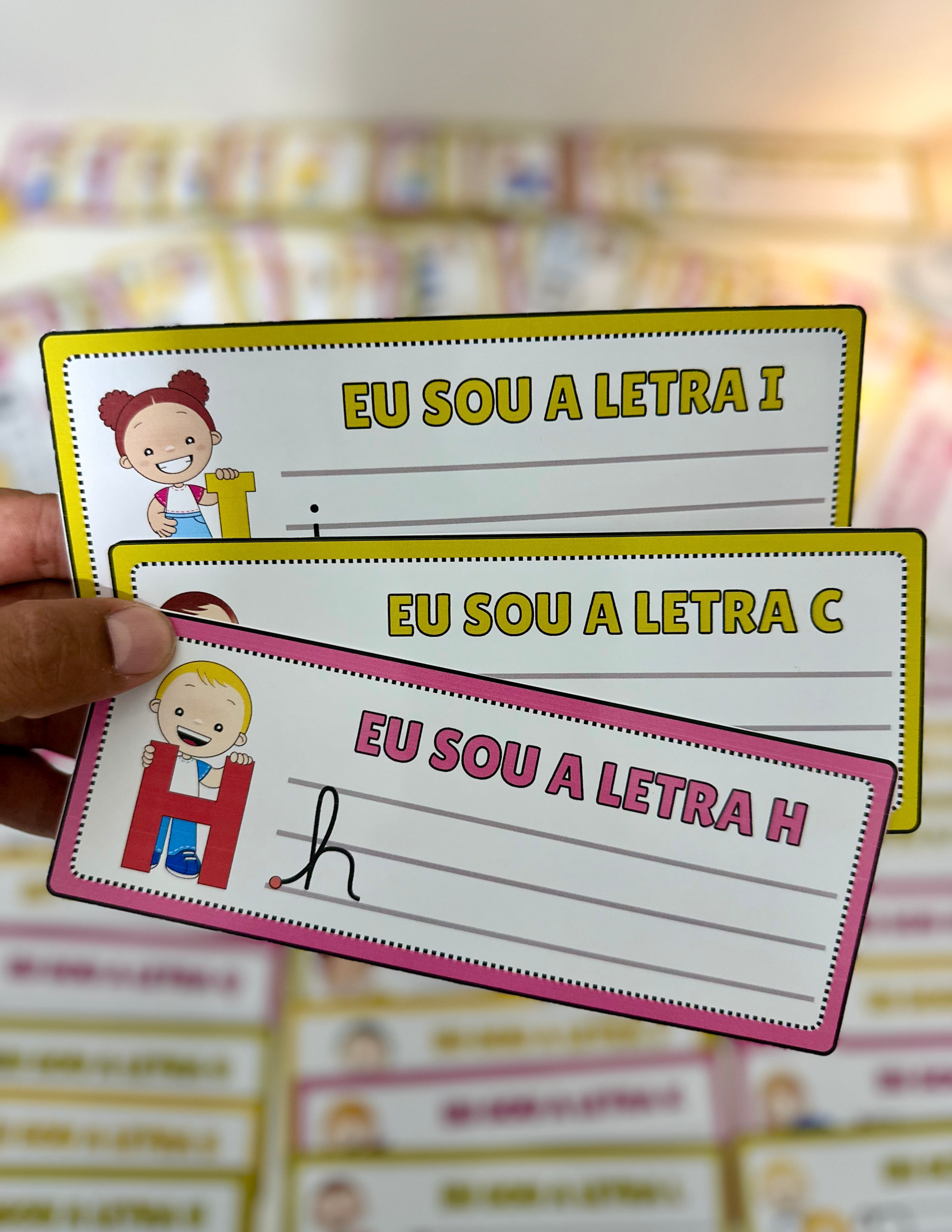 FICHAS DE TRAÇADO DO ALFABETO - Imagem 2