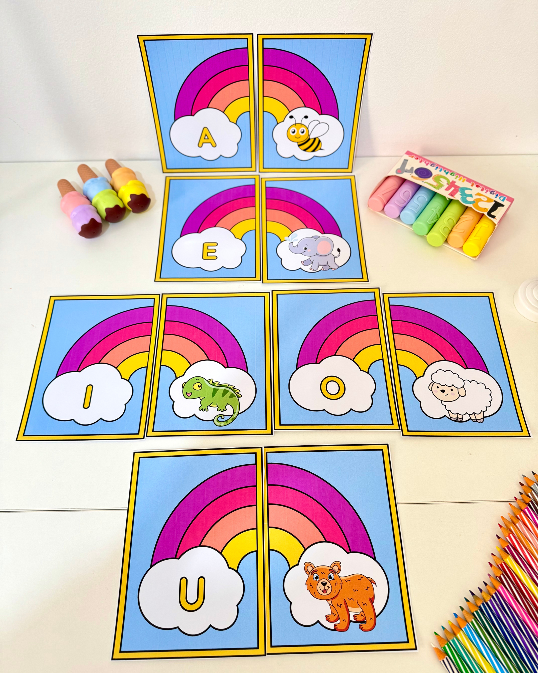 ARCO-ÍRIS DAS VOGAIS