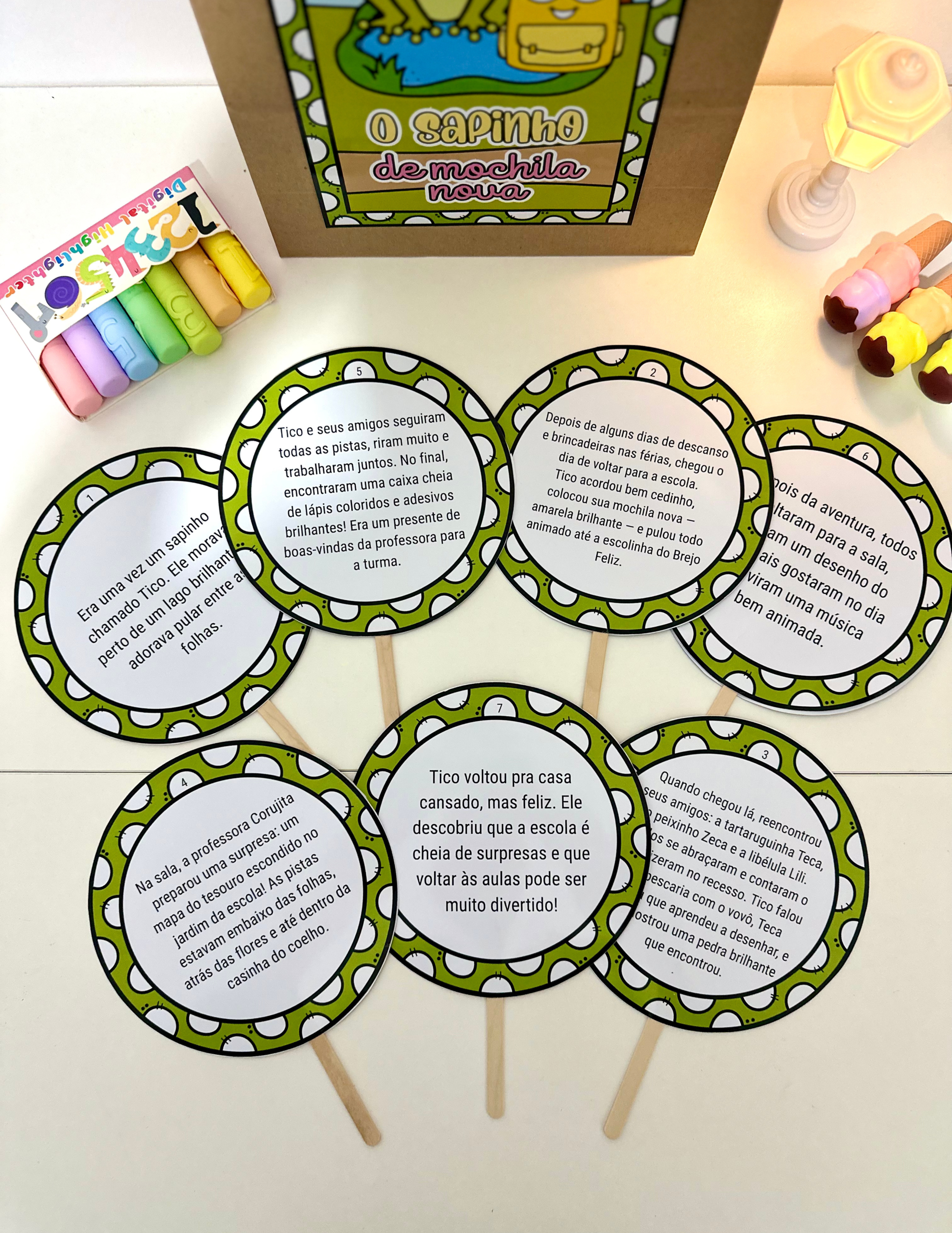 SACOLA "O SAPINHO DA MOCHILA NOVA" - Imagem 2