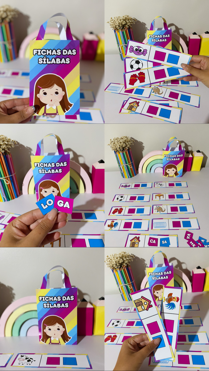 FICHAS DAS SÍLABAS - Imagem 2