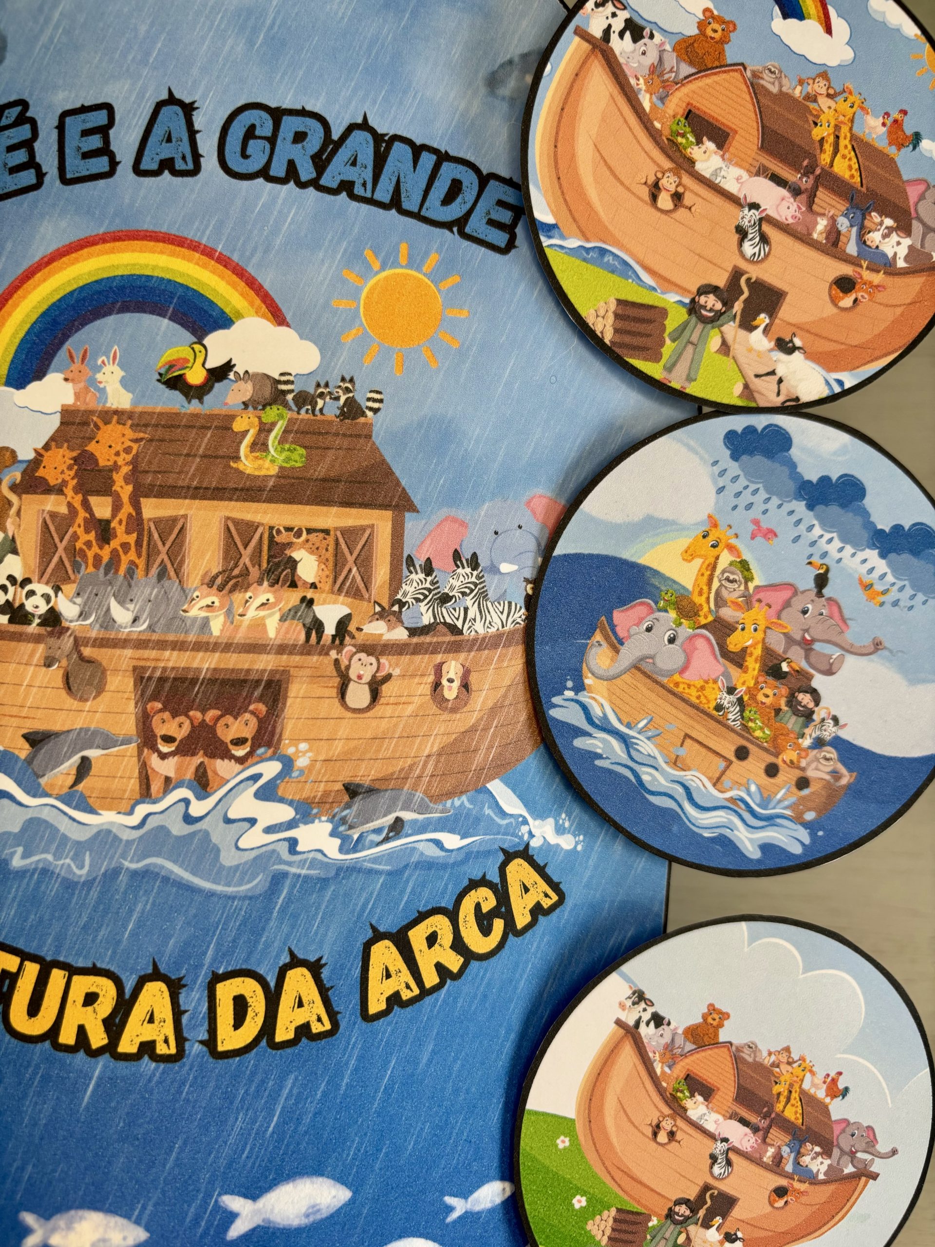 LUVA DE HISTÓRIA "NOÉ E A GRANDE ARCA" - Imagem 2