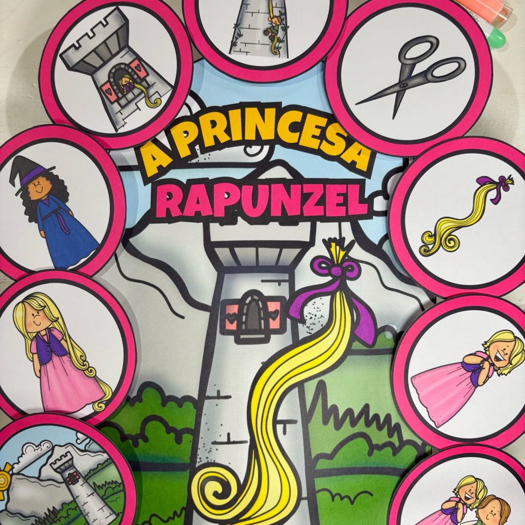 LUVA DE HISTÓRIA - RAPUNZEL