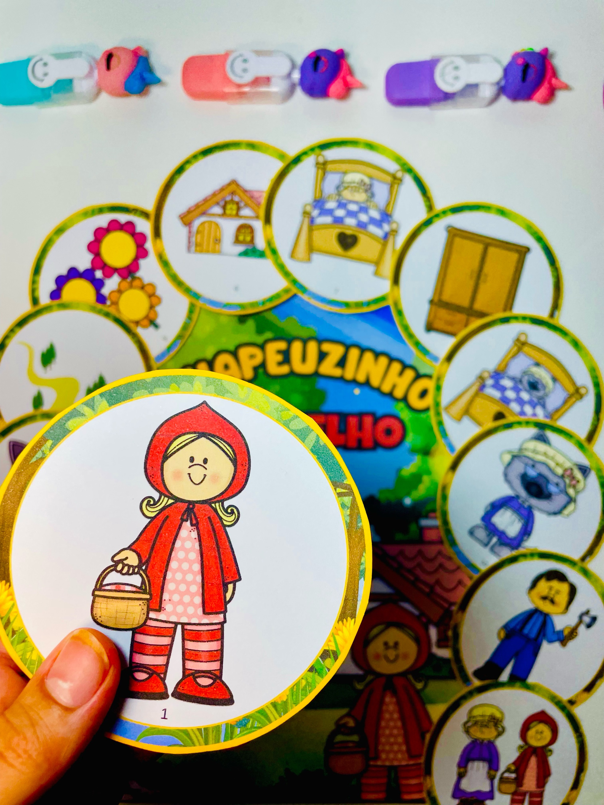 LUVA DE HISTÓRIA - CHAPEUZINHO VERMELHO - Imagem 4