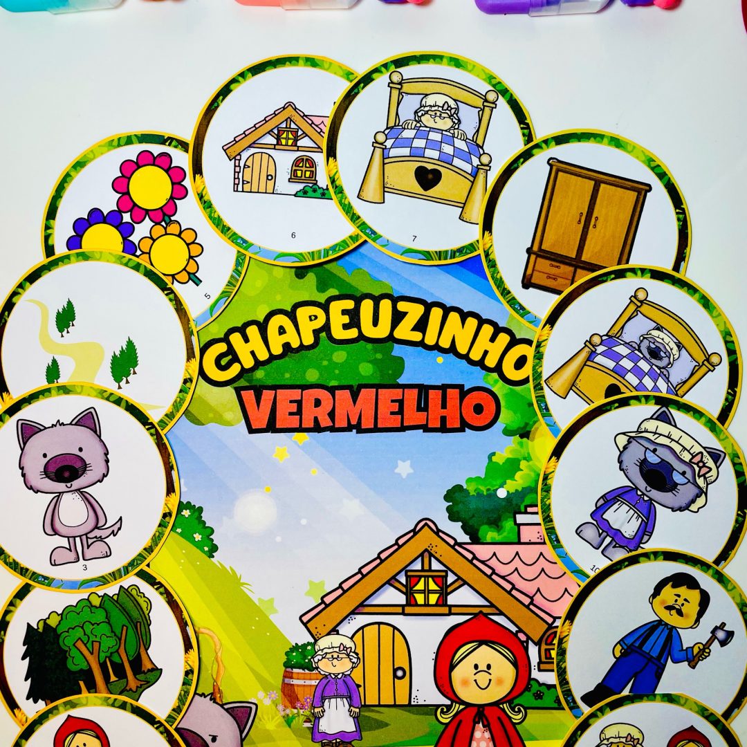 LUVA DE HISTÓRIA - CHAPEUZINHO VERMELHO