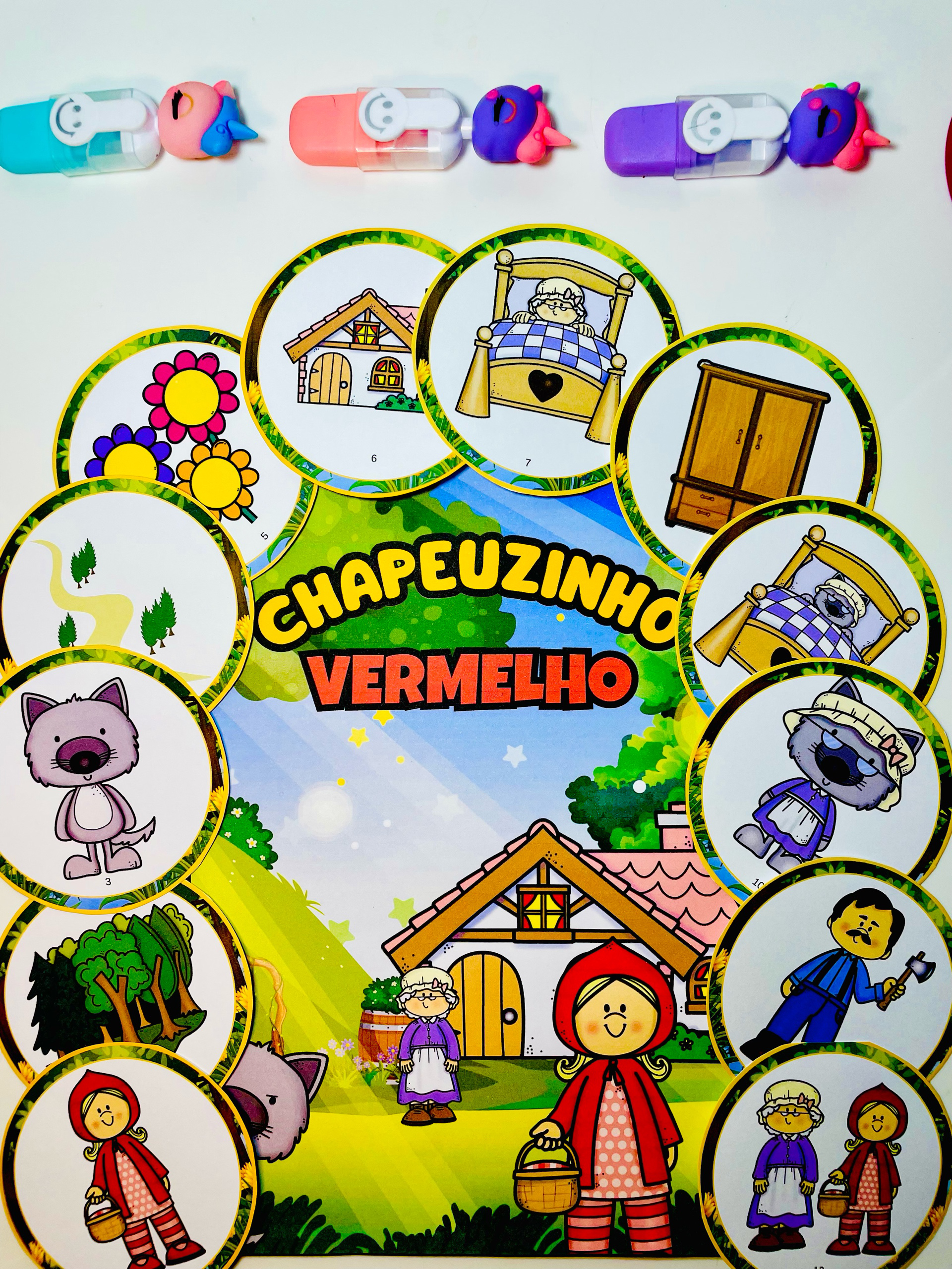 LUVA DE HISTÓRIA - CHAPEUZINHO VERMELHO