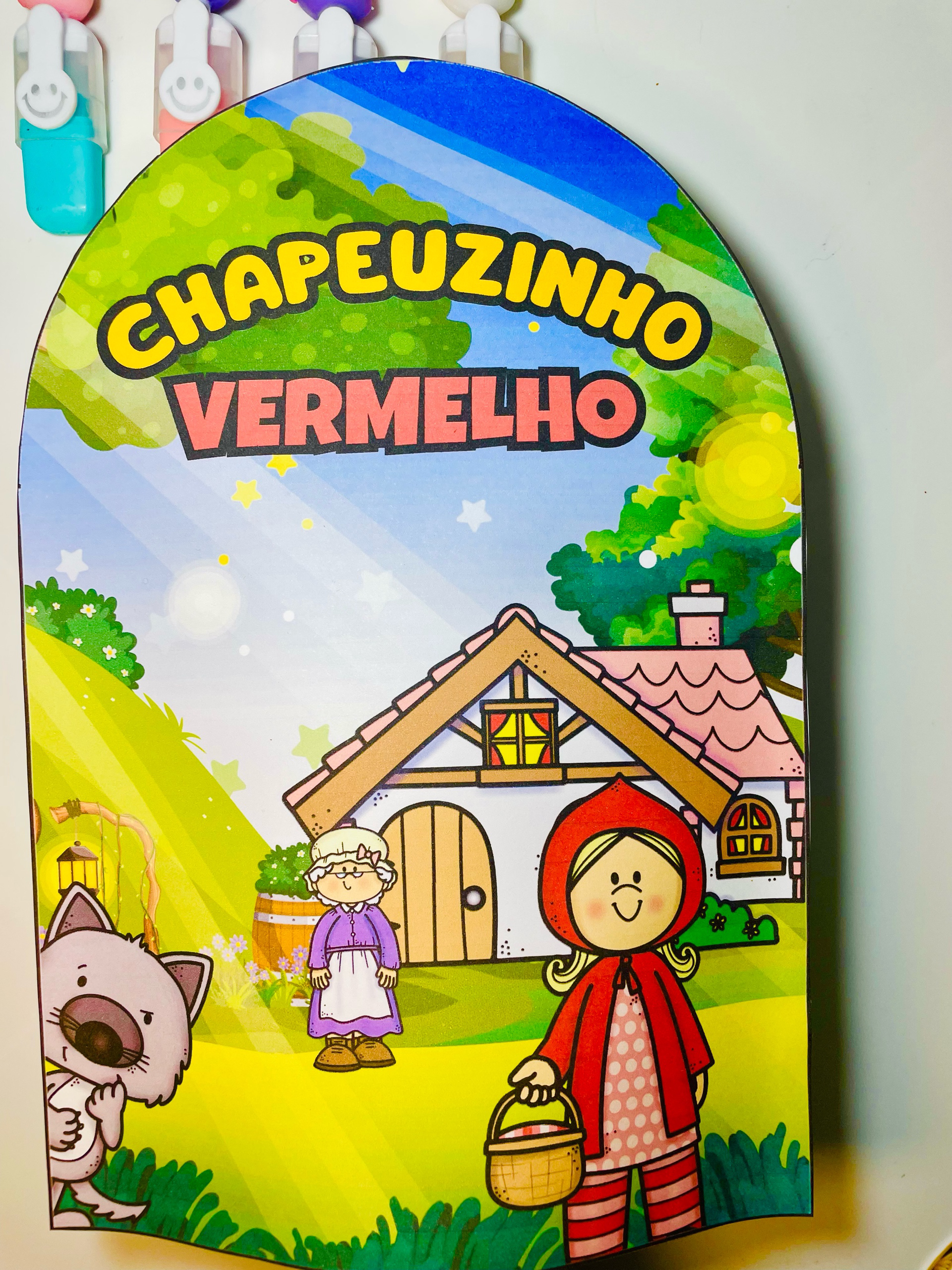 LUVA DE HISTÓRIA - CHAPEUZINHO VERMELHO - Imagem 2