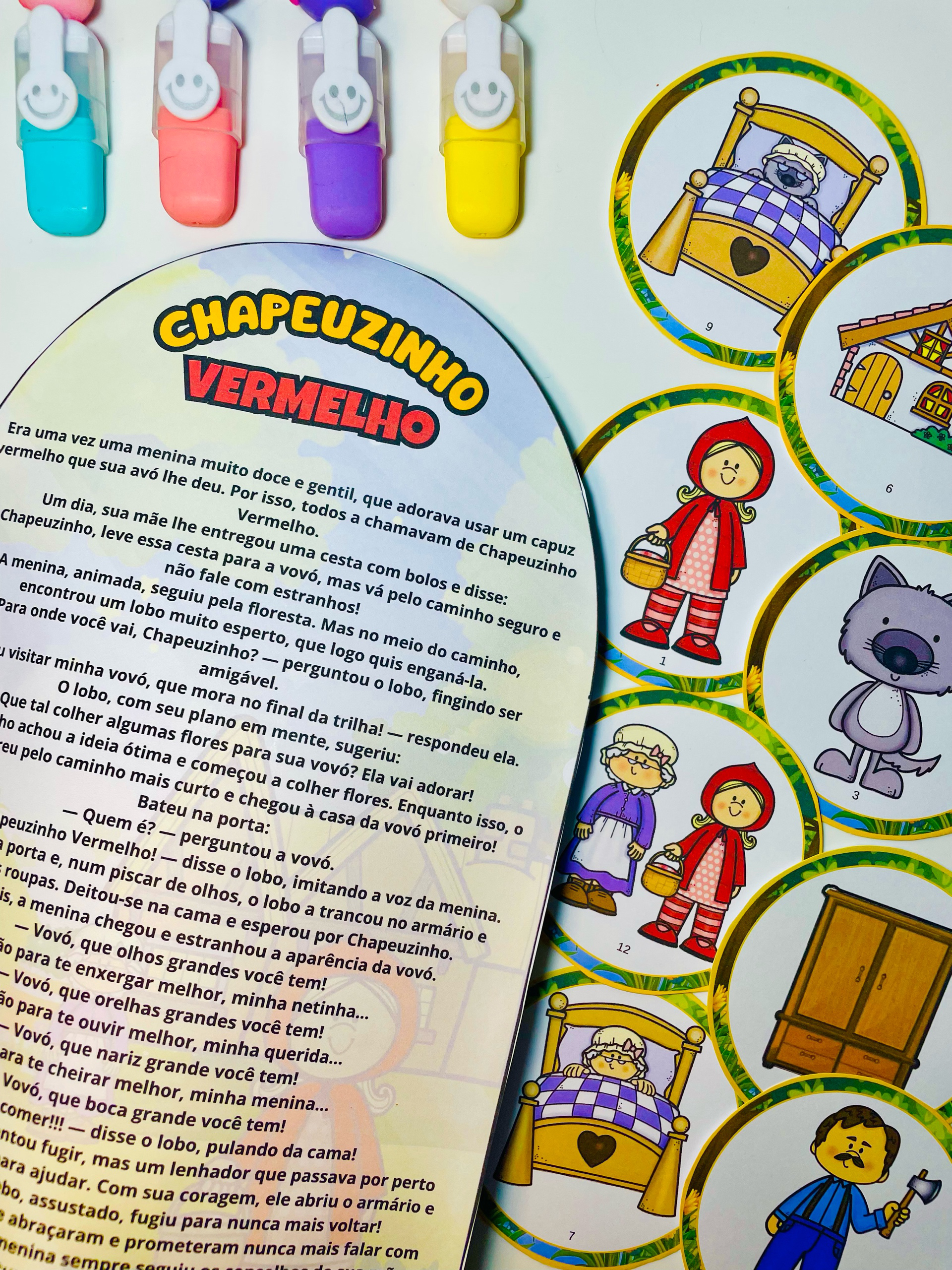 LUVA DE HISTÓRIA - CHAPEUZINHO VERMELHO - Imagem 3