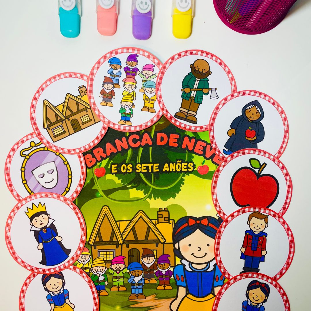 LUVA DE HISTÓRIA - BRANCA DE NEVE