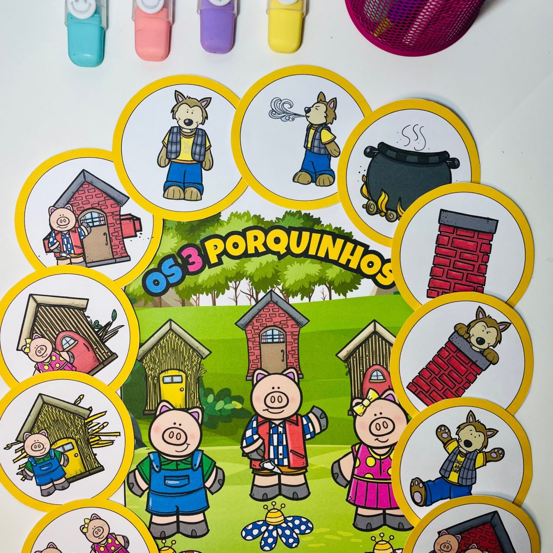 LUVA DE HISTÓRIA - OS TRÊS PORQUINHOS