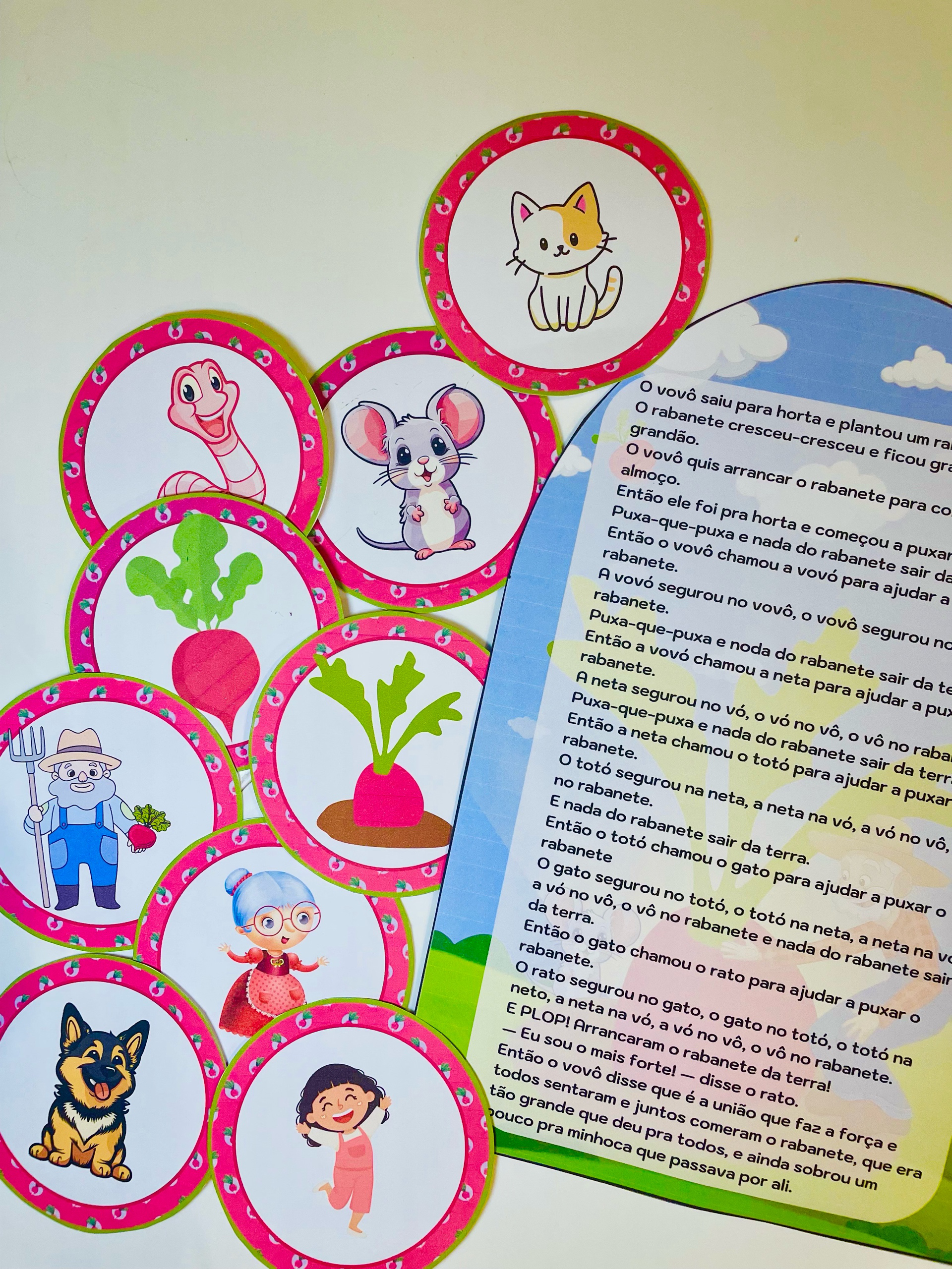 LUVA DE HISTÓRIA - O GRANDE RABANETE - Imagem 2