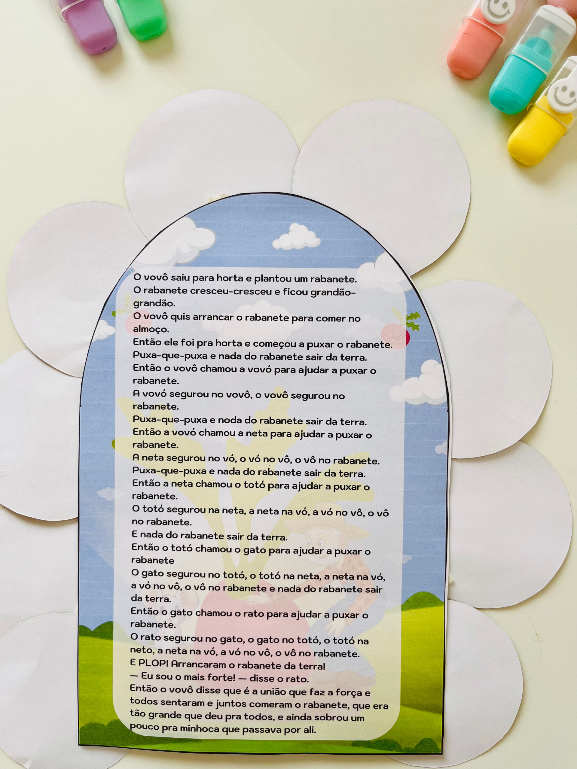 LUVA DE HISTÓRIA - O GRANDE RABANETE - Imagem 3