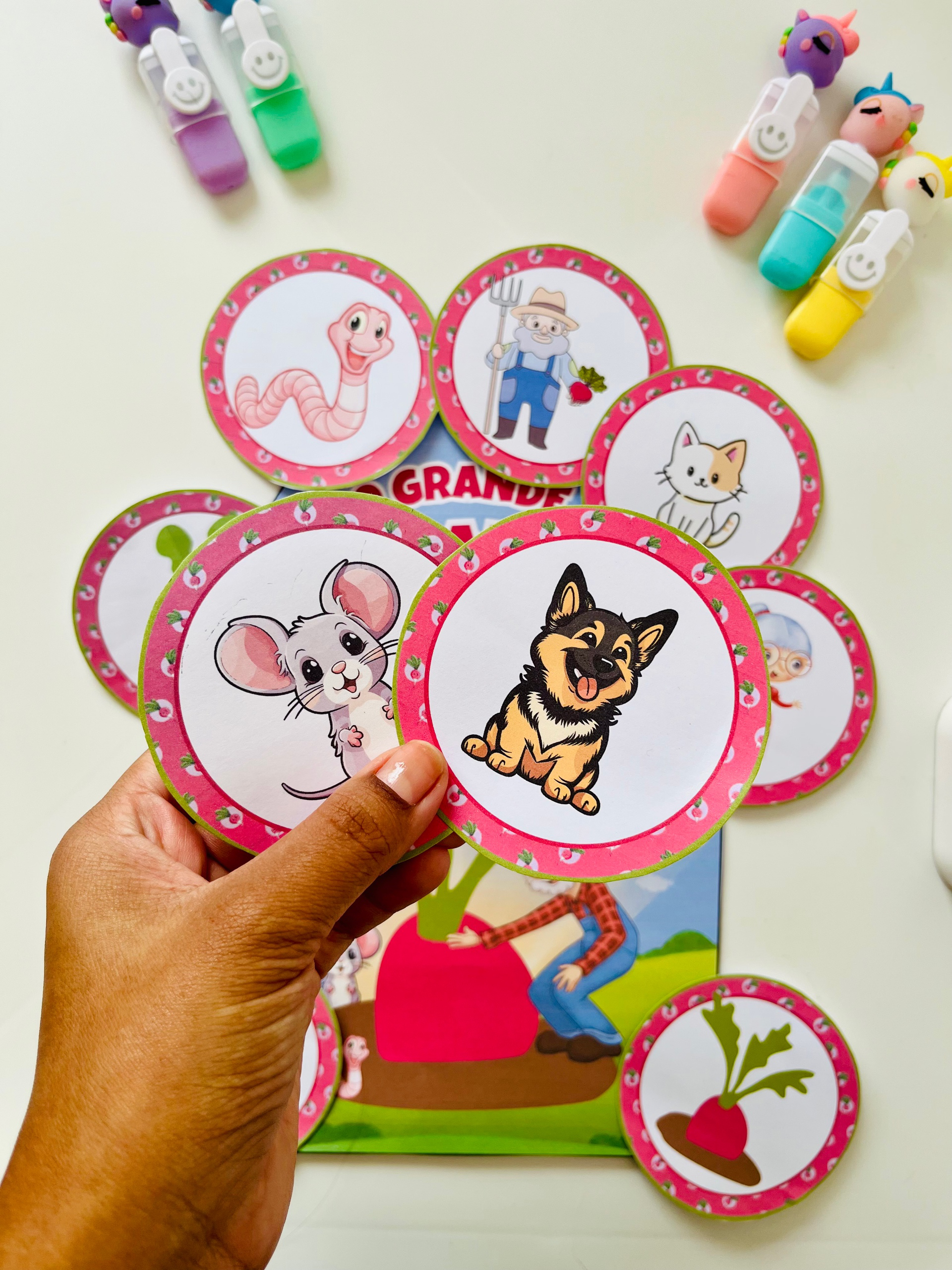 LUVA DE HISTÓRIA - O GRANDE RABANETE - Imagem 4