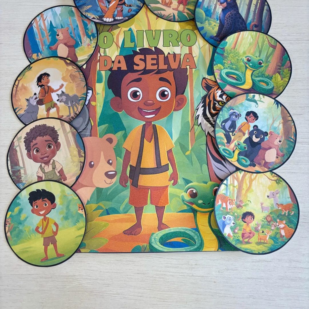 LUVA DE HISTÓRIA - O LIVRO DA SELVA