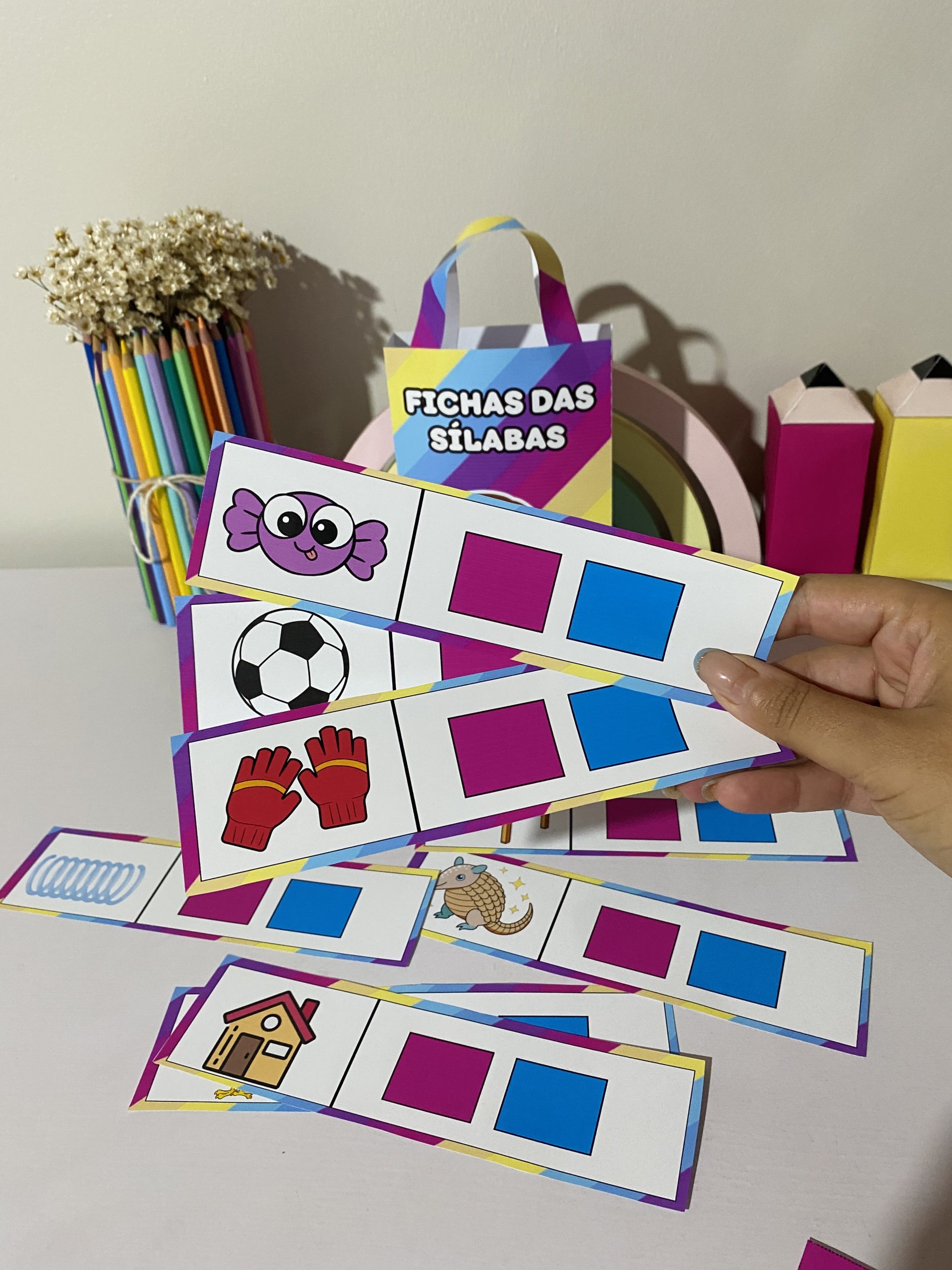 FICHAS DAS SÍLABAS - Imagem 5