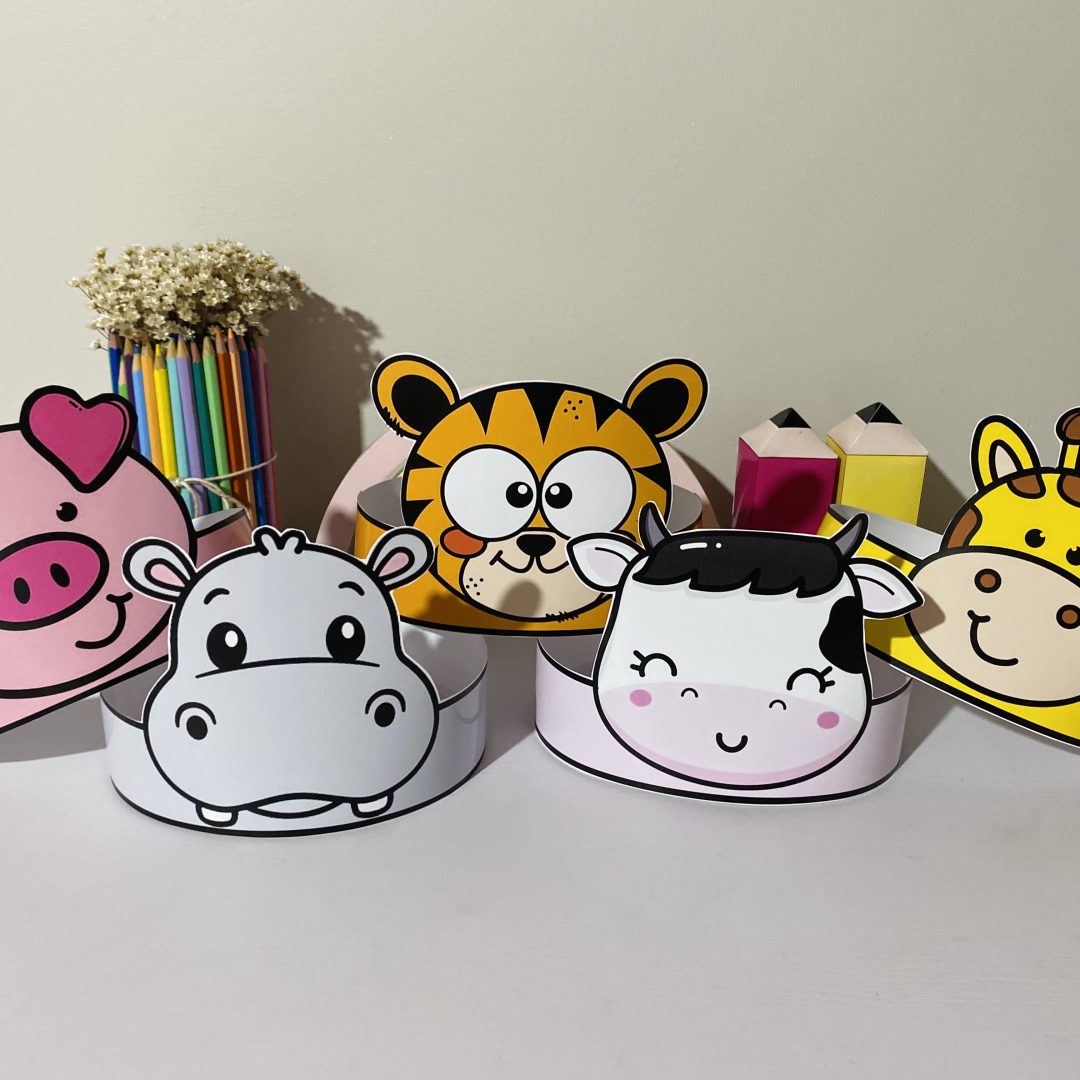 COROA DE ANIMAIS FOFOS