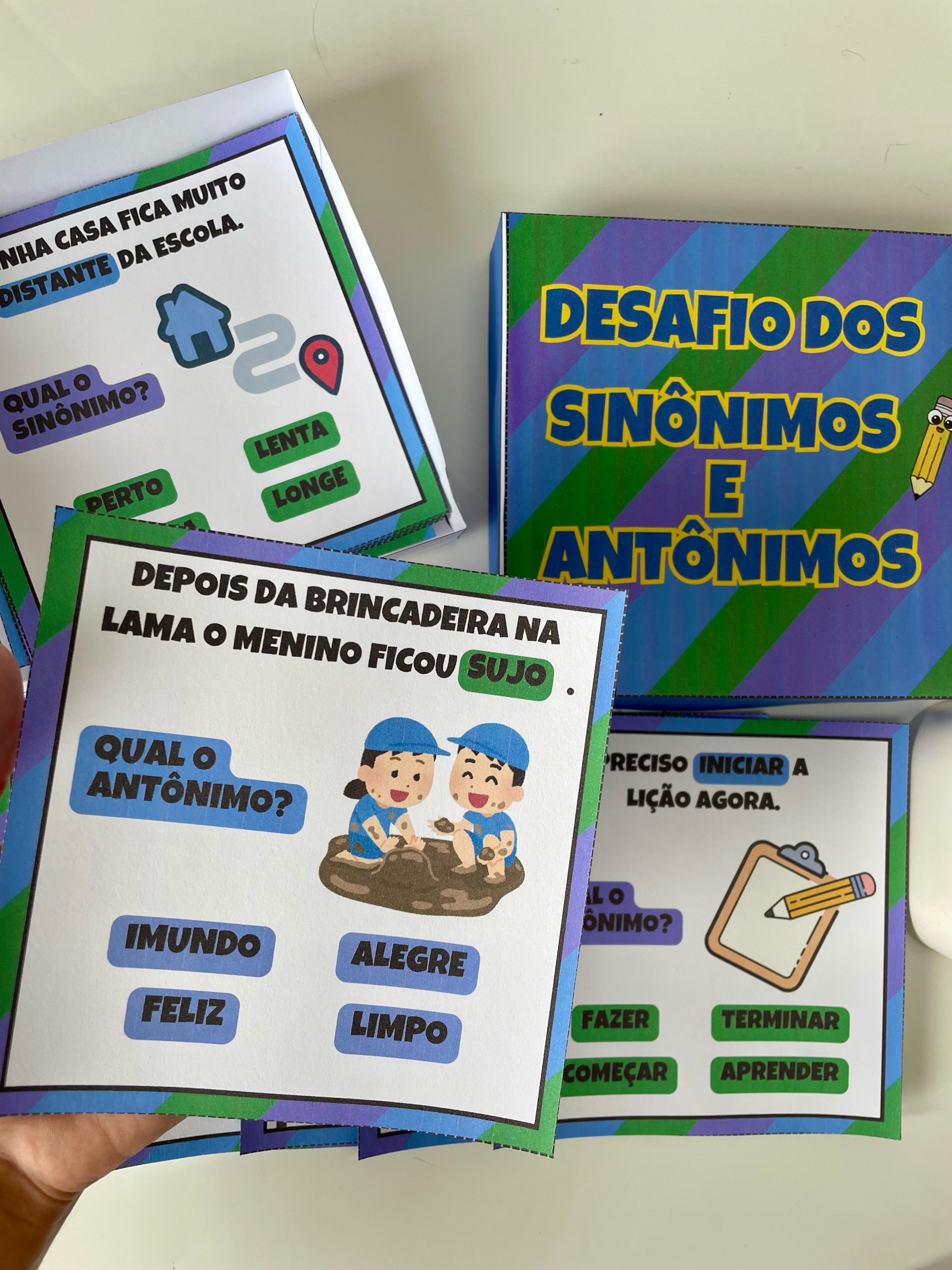 DESAFIO DOS SINÔNIMOS E ANTÔNIMOS - Imagem 2