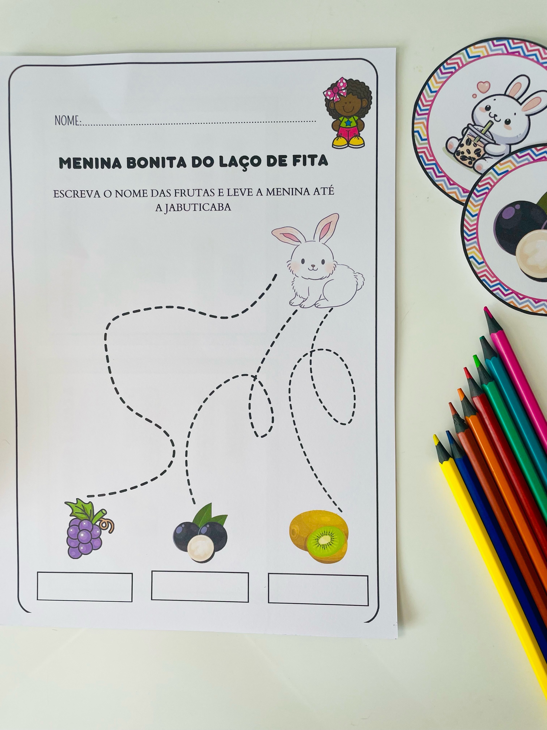 KIT MENINA BONITA DO LAÇO DE FITA - Imagem 3