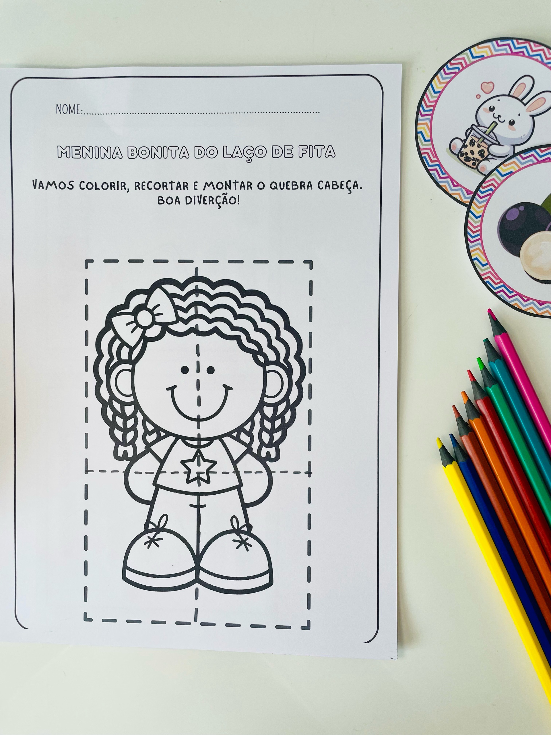 KIT MENINA BONITA DO LAÇO DE FITA - Imagem 4