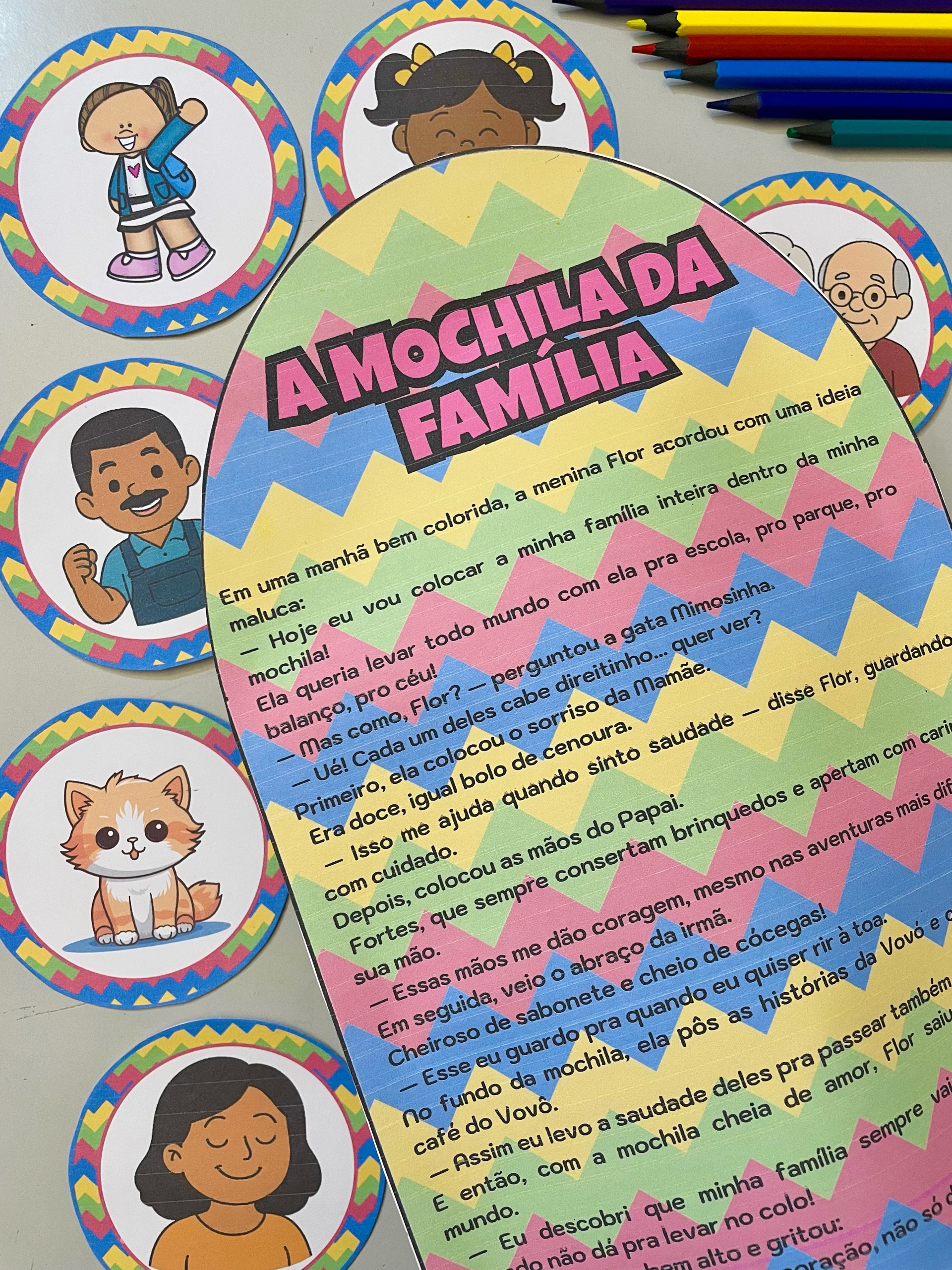 LUVA DE HISTÓRIA - A MOCHILA DA FAMÍLIA - Imagem 2