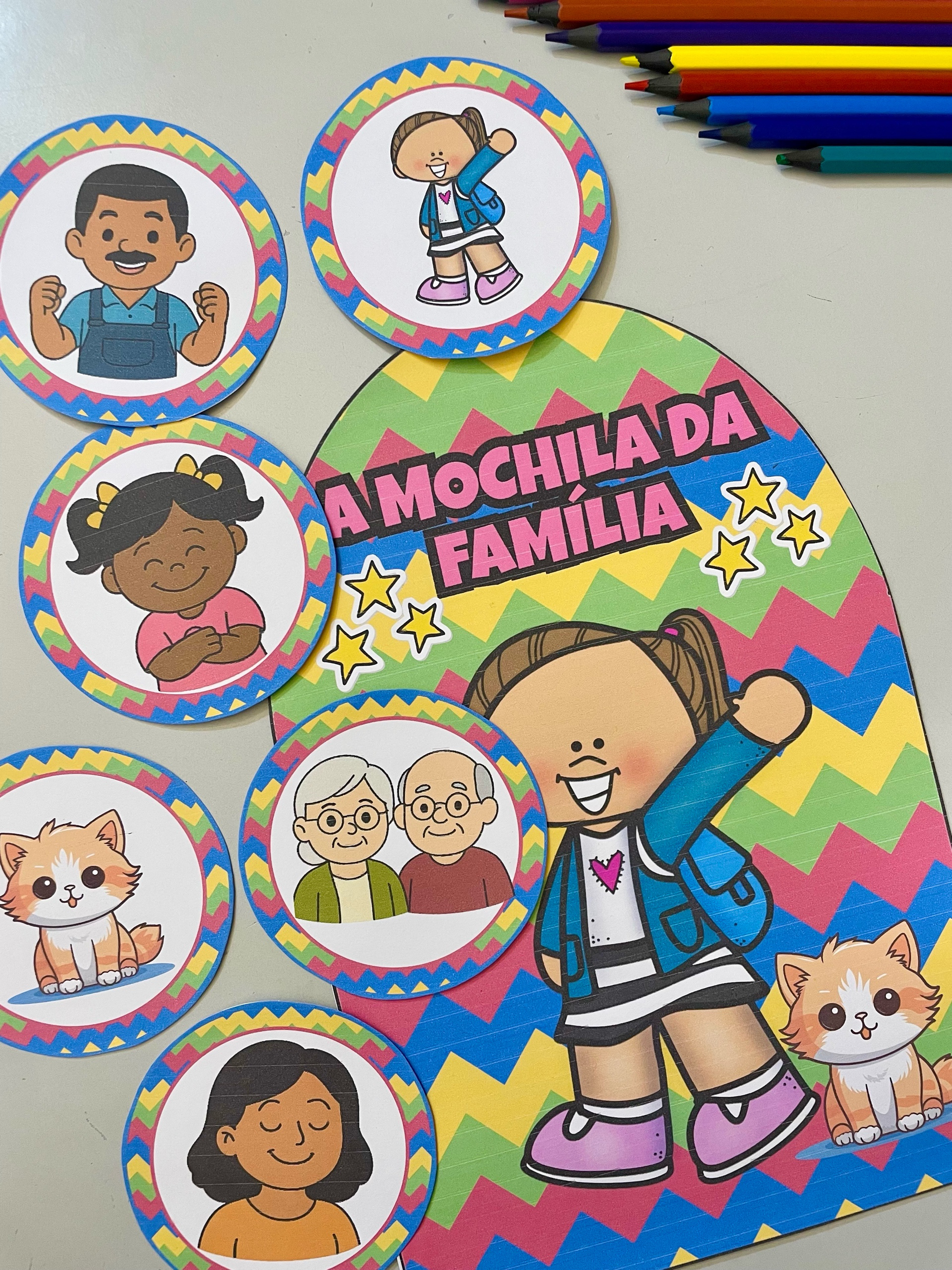 LUVA DE HISTÓRIA - A MOCHILA DA FAMÍLIA