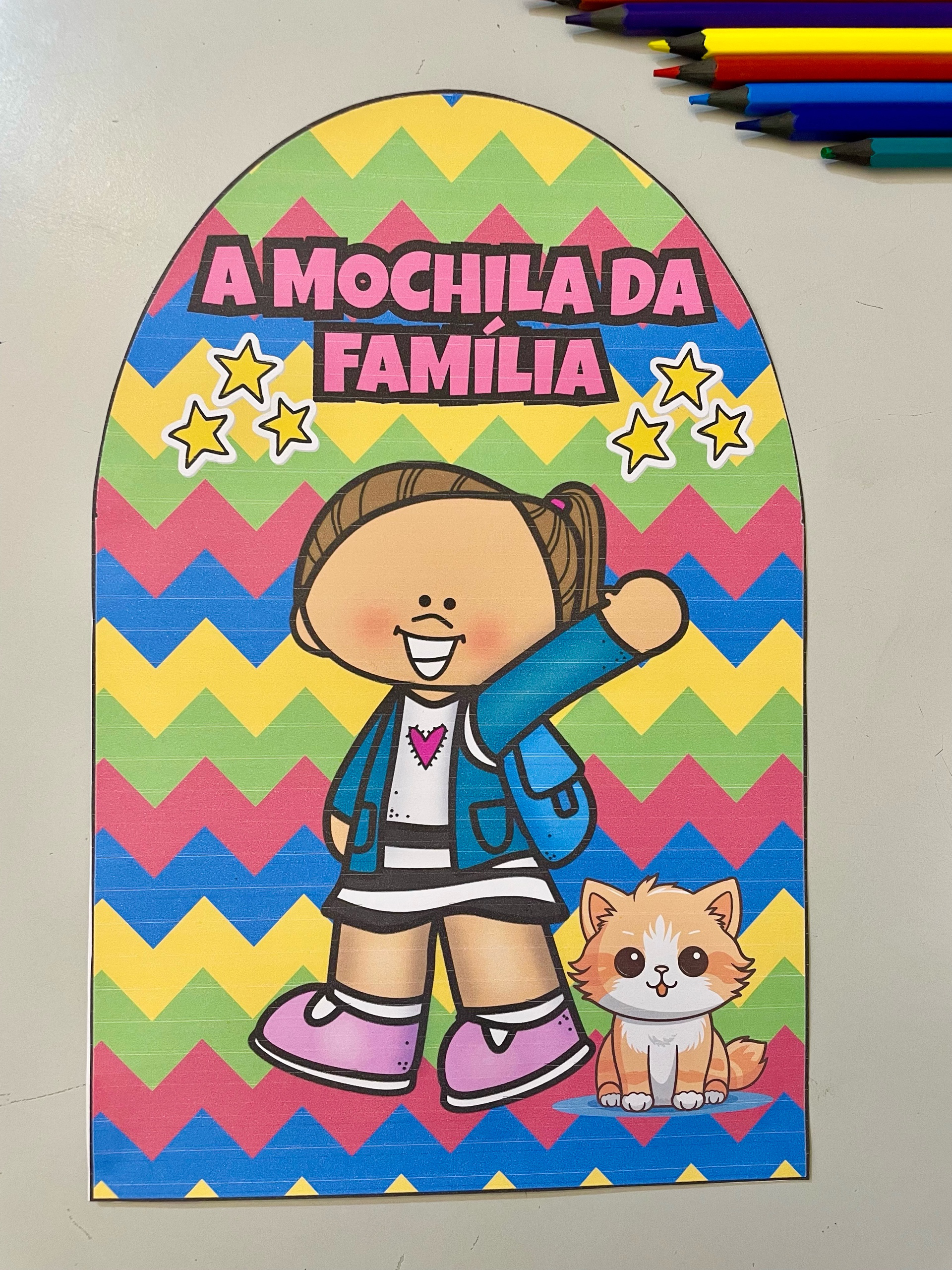 LUVA DE HISTÓRIA - A MOCHILA DA FAMÍLIA - Imagem 3