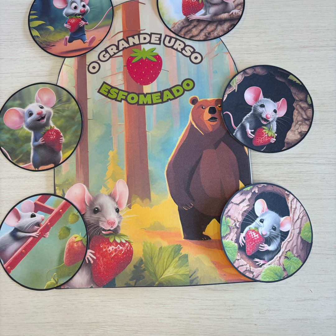 LUVA DE HISTÓRIA - O GRANDE URSO ESFOMEADO